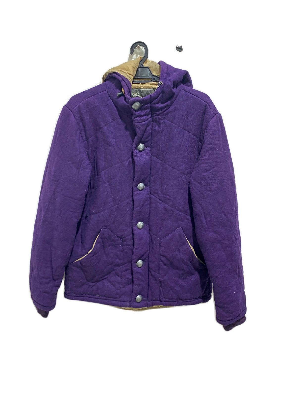 image of Japan Brand Go Slow Caravan Winter Jacket, Casual Style in Purple, Men's (Size Small)