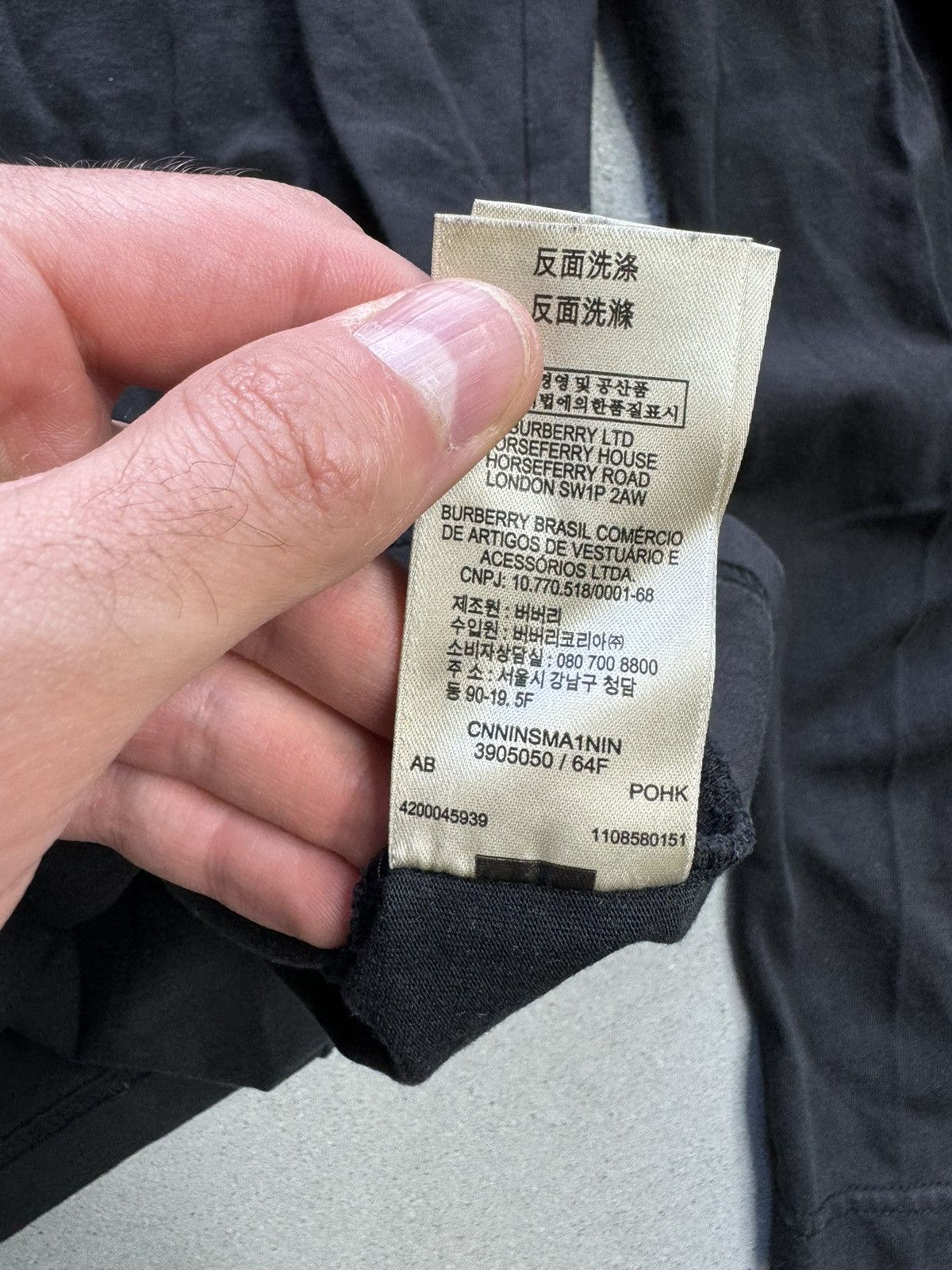 Burberry × Vintage Burberry Brit Black Long sleeve Light Crew Check Sweater Size US S / EU 44-46 / 1 - 4 Thumbnail