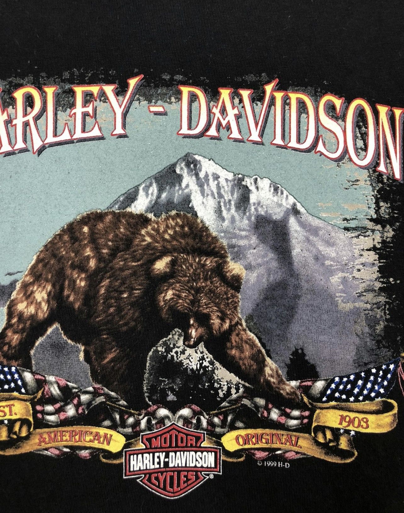 Harley Davidson × Vintage Vintage 1999 Harley Davidson Tee Size US M / EU 48-50 / 2 - 5 Thumbnail