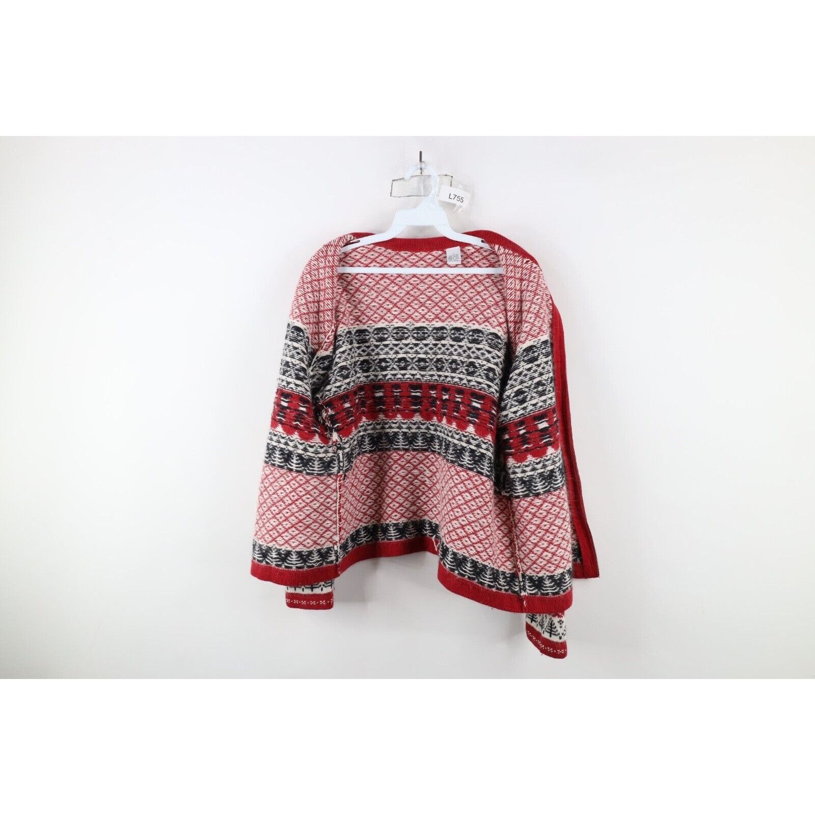 Vintage Vintage 90s Streetwear Fair Isle Christmas Snowman Sweater Size XL / US 12-14 / IT 48-50 - 9 Thumbnail