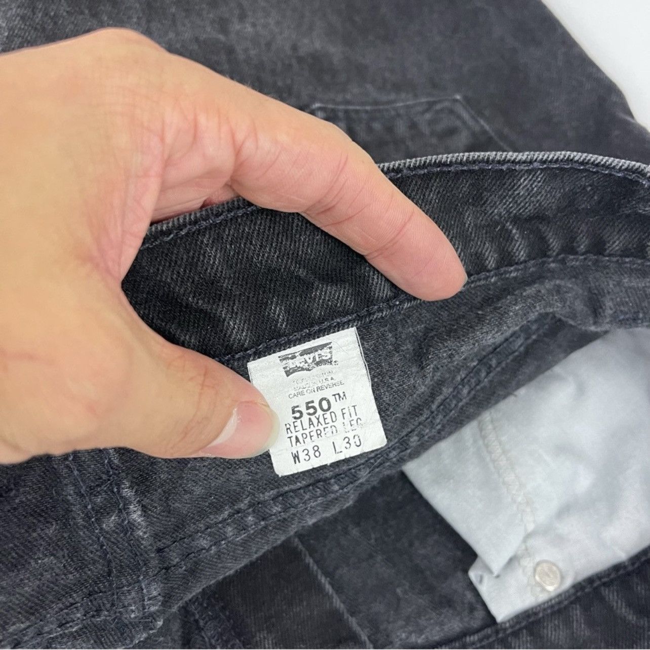 Levi's × Levi's Vintage Clothing × Vintage Vintage Levi’s Orange Tab 550 Men’s Relaxed Fit Jeans USA Size US 38 / EU 54 - 7 Thumbnail