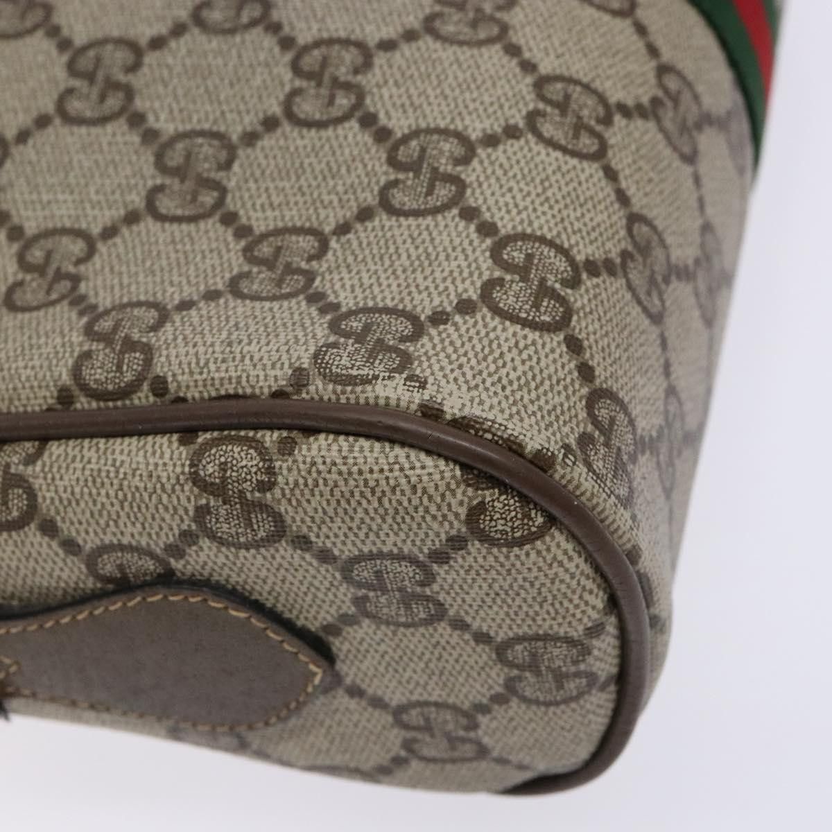 Gucci GUCCI GG Supreme Web Sherry Line Shoulder Bag Pvc Beige 68 Size ONE SIZE - 13 Thumbnail