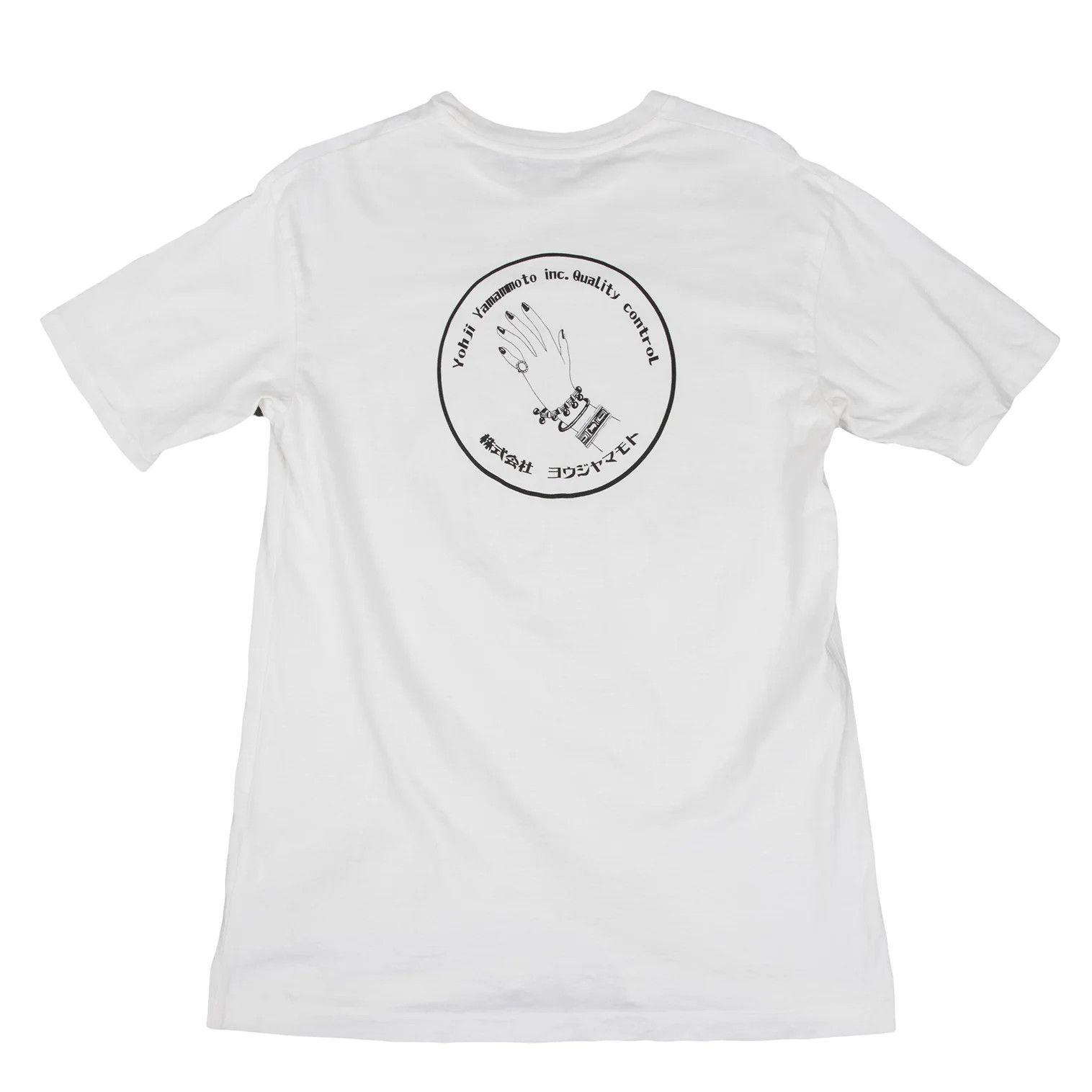 Yohji Yamamoto Yohji Yamamoto Cotton Back Print T-shirt Off-White Size US S / EU 44-46 / 1 - 1 Thumbnail