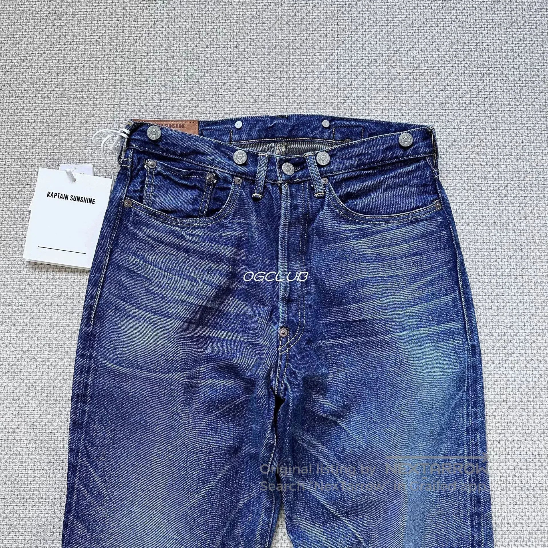 Kaptain Sunshine KAPTAIN SUNSHINE 24AW 1930 Straight Denim. Size US 32 / EU 48 - 4 Thumbnail