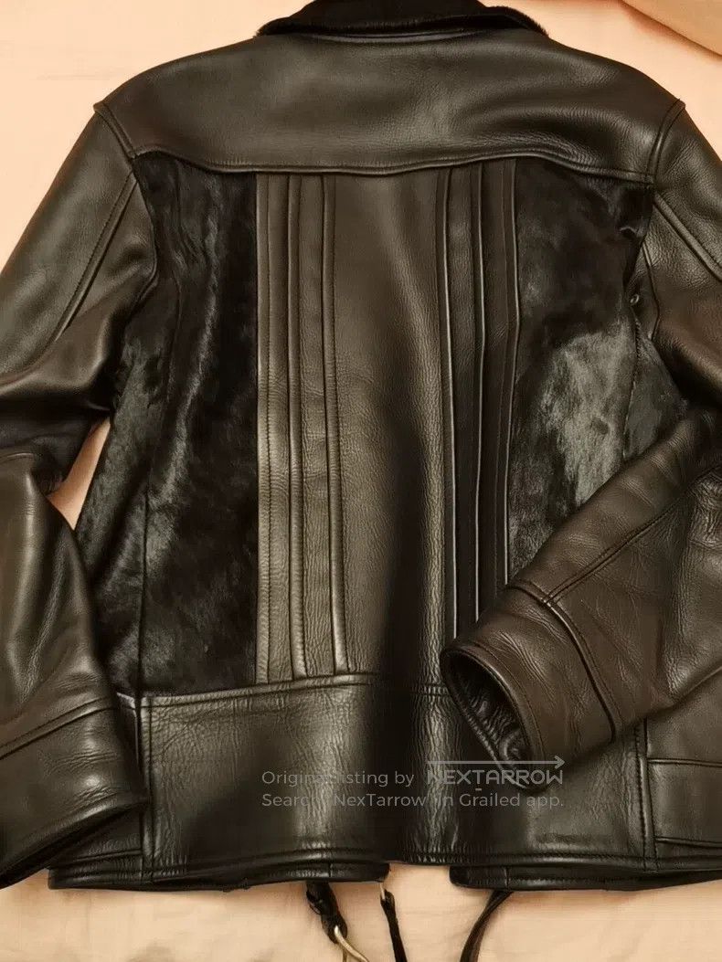 Neighborhood Neighborhood Horsehair Winter Leather Jacket Size US M / EU 48-50 / 2 - 5 Thumbnail