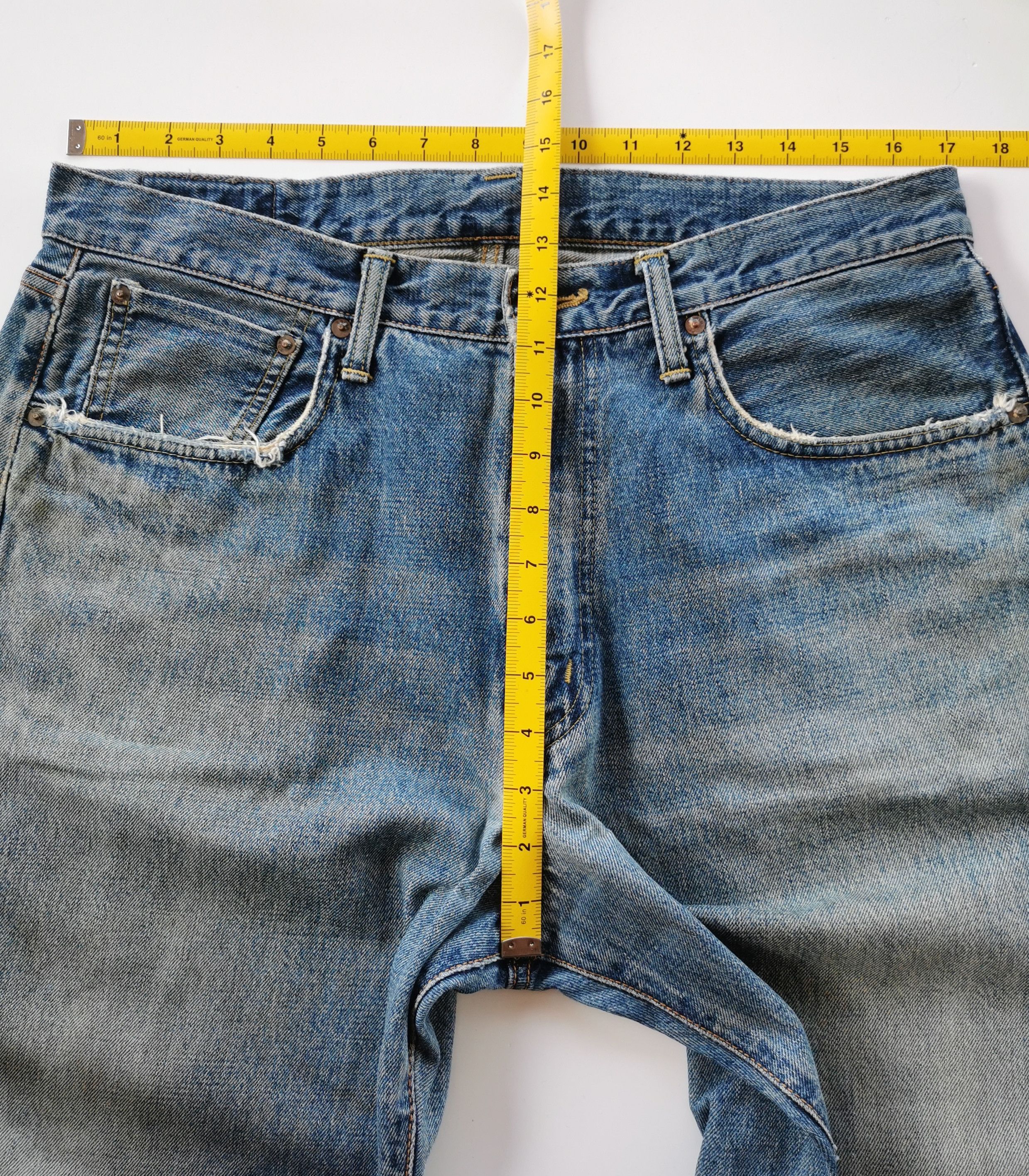 Edwin Avant Garde Edwin 505 Selvedge Baggy Jeans Size US 34 / EU 50 - 10 Thumbnail