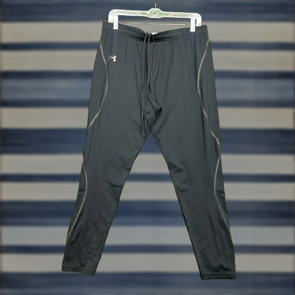Under Armour VINTAGE Under Armour Cold Gear Pants Mens XL Tights Black Base Layer Fitted Hike Size US 36 / EU 52 - 1 Thumbnail