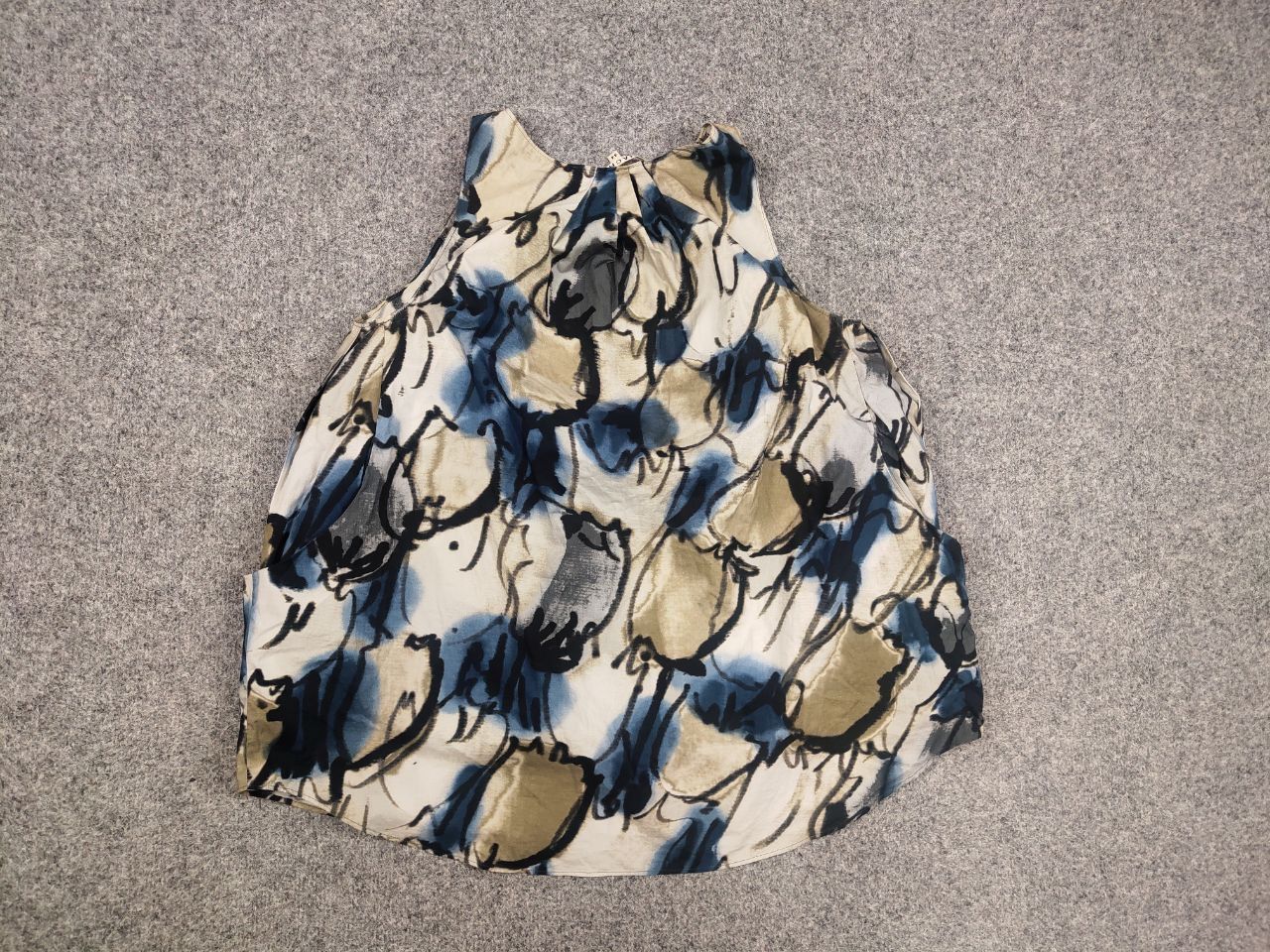 Other Hache Italy Design Paint Cotton Oversized Blouse with straps Size M / US 6-8 / IT 42-44 - 8 Thumbnail
