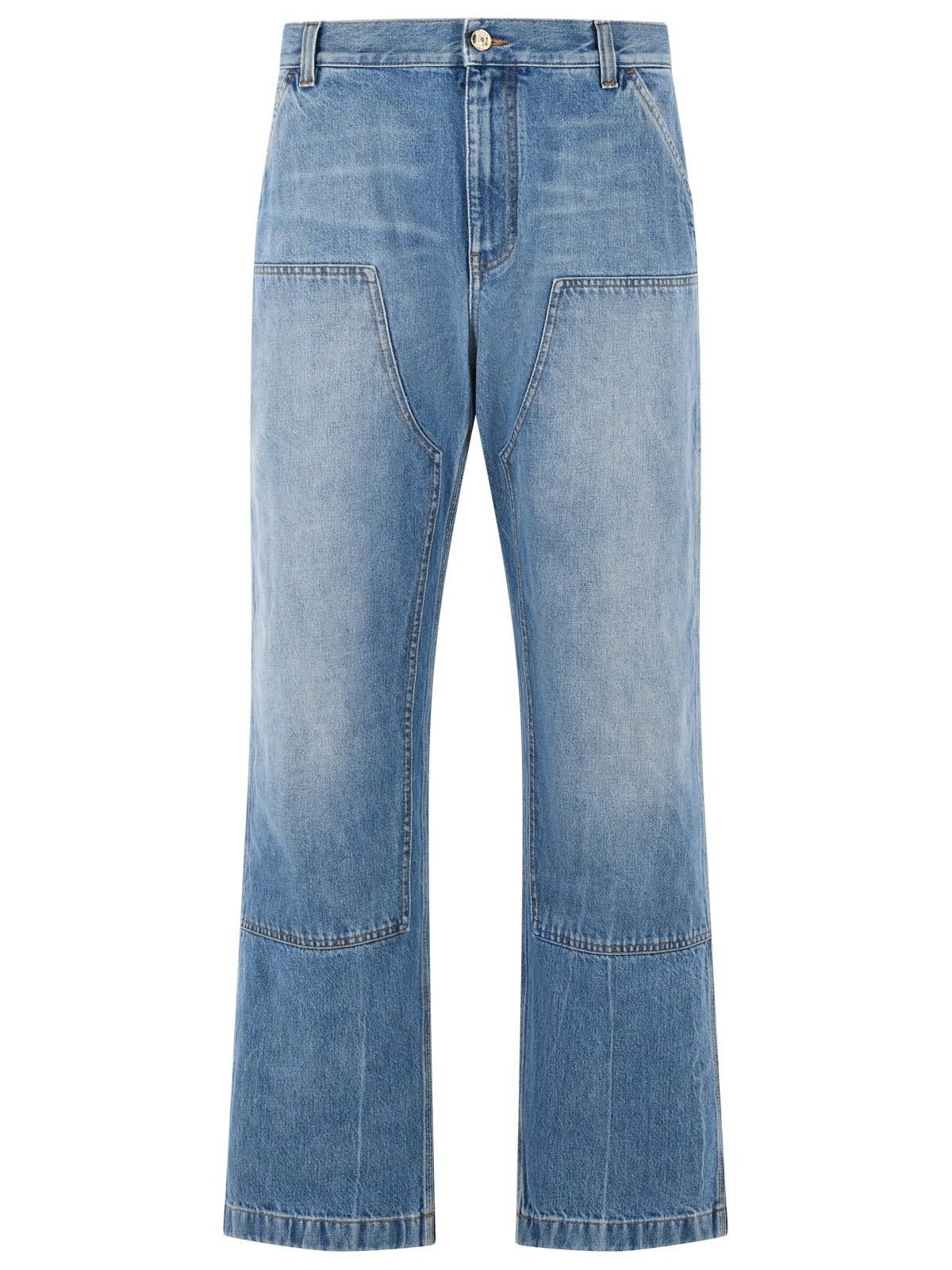 Versace VERSACE 'Carpenter' Light Blue Denim Jeans Size US 31 - 1 Thumbnail