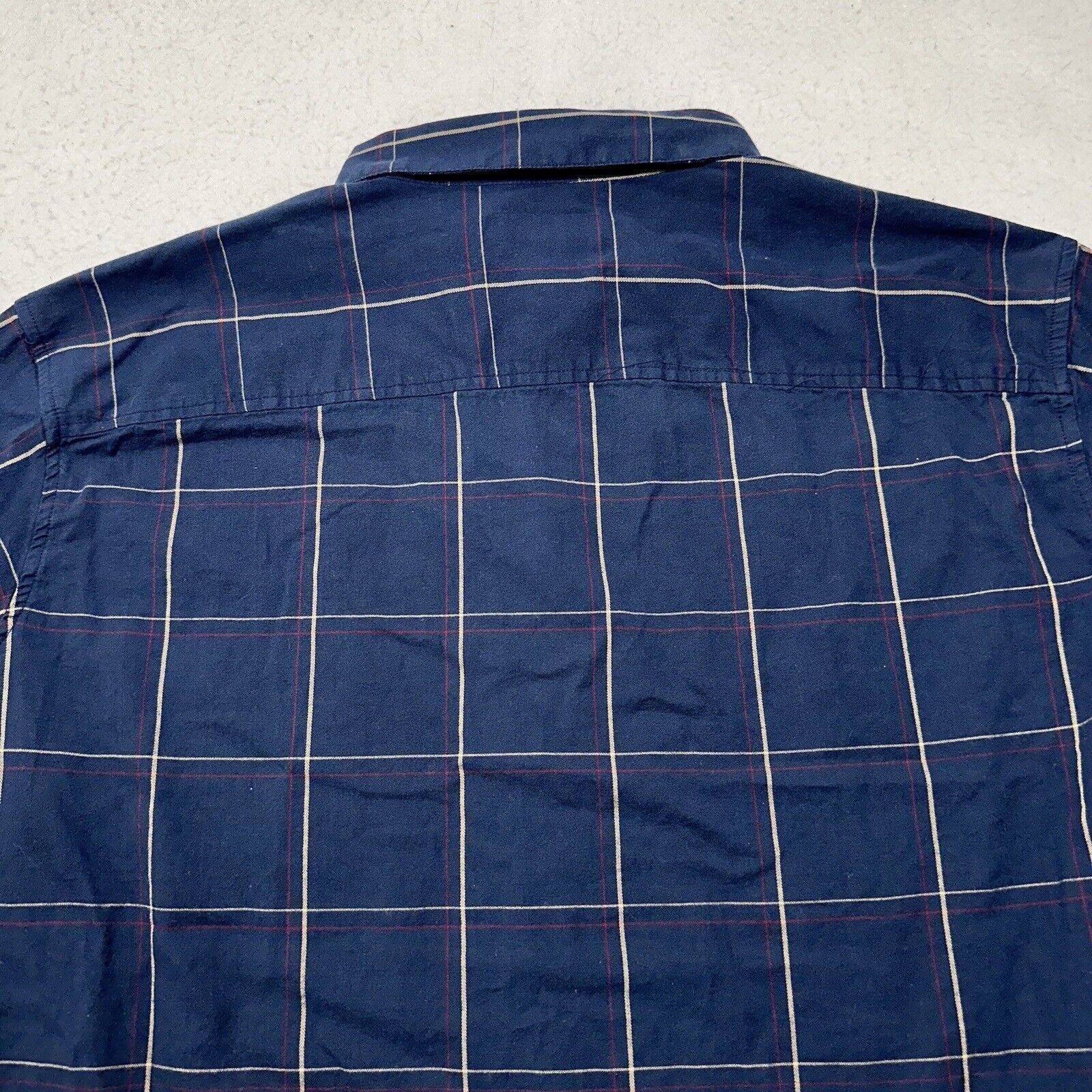 Columbia Columbia XXL Vapor Ridge Button Down Shirt Navy Blue Plaid Size US XXL / EU 58 / 5 - 12 Thumbnail