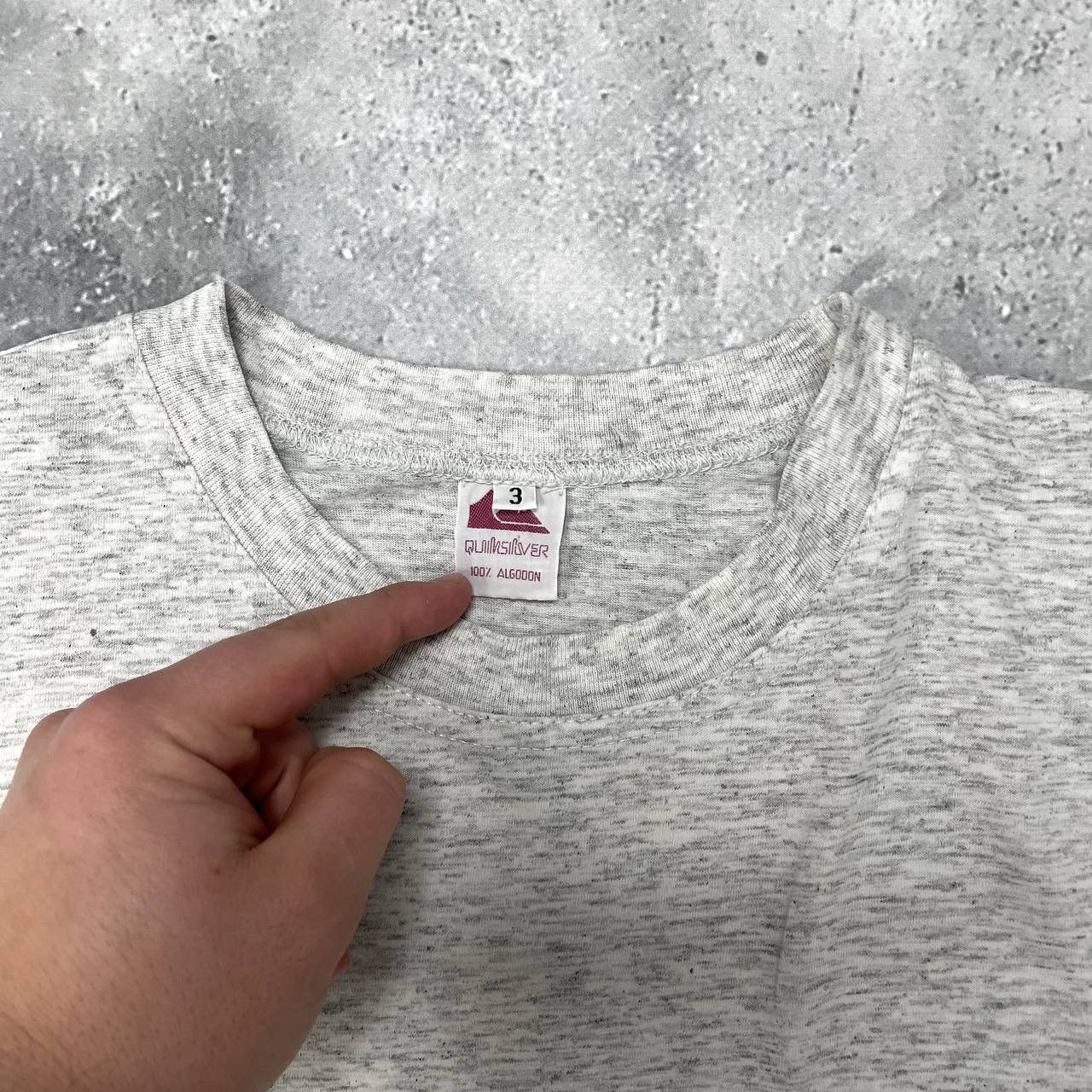 Quiksilver Vintage 90s Quiksilver Surfing Bootleg T Shirt Gray L/XL Size US XL / EU 56 / 4 - 4 Thumbnail