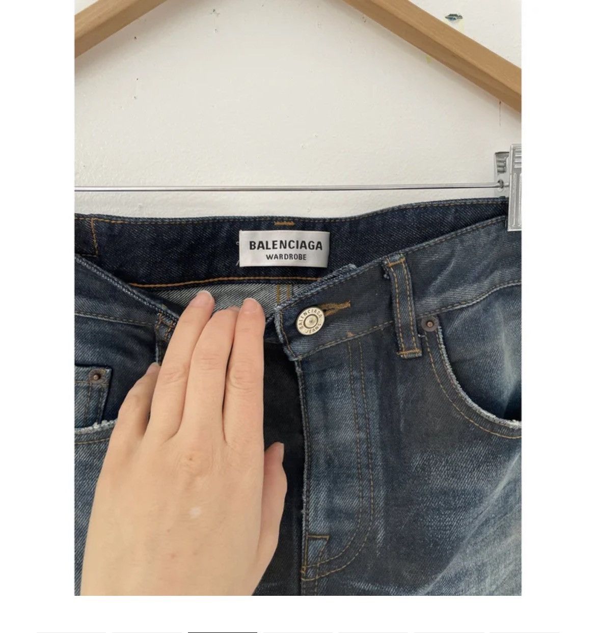 Balenciaga Balenciaga denim mini skirt Size 28" / US 6 / IT 42 - 3 Thumbnail
