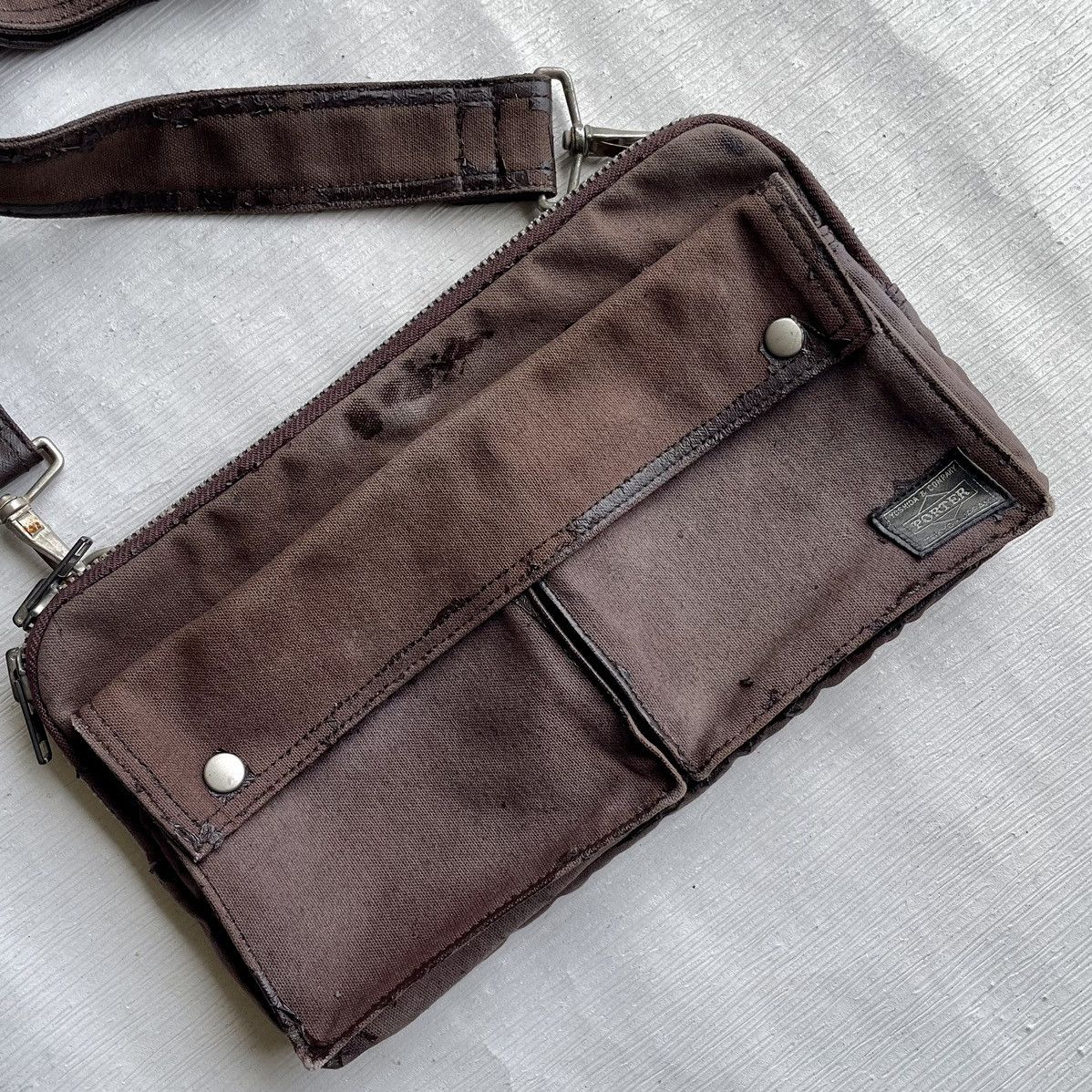 Head Porter × Porter Distressed Porter Free Style Shoulder Bag Size ONE SIZE - 7 Thumbnail