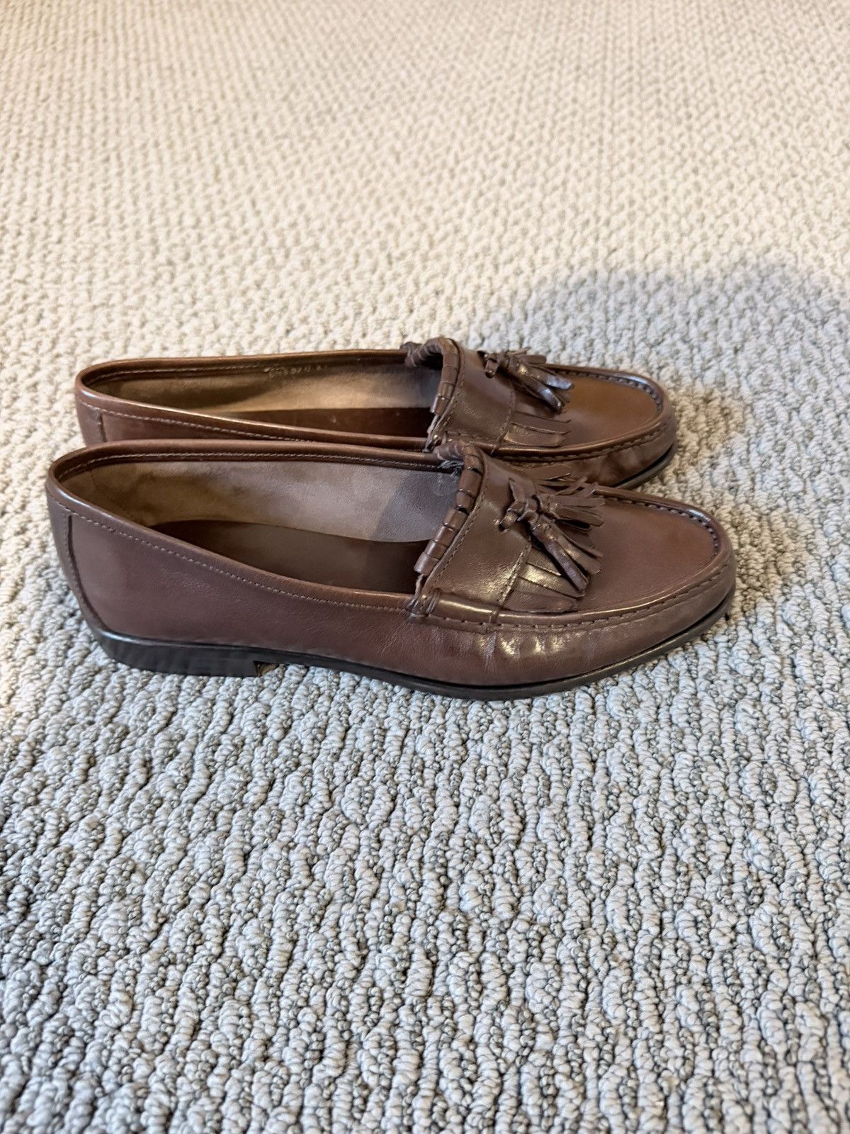 Other D. Lepori Brown Leather Tassel Loafer - Unlined Size US 8 / EU 41 - 2 Thumbnail