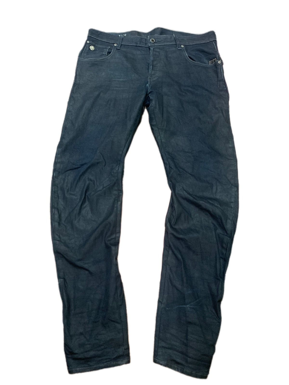 14th Addiction × G-Star × Le Grande Bleu (L.G.B.) SICK TWISTED G STAR RAW WAXED Size US 35 - 1 Thumbnail