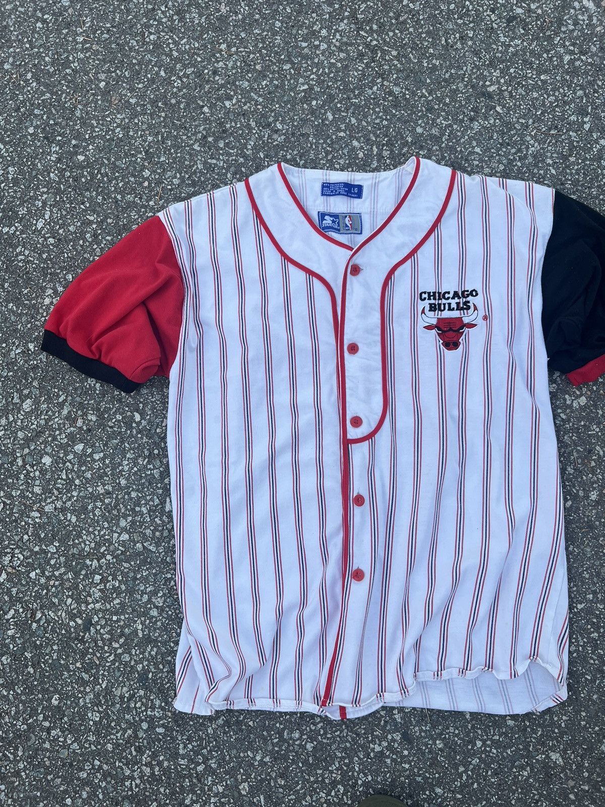 Vintage Chicago Bulls Starter Baseball Jersey – ROMAN