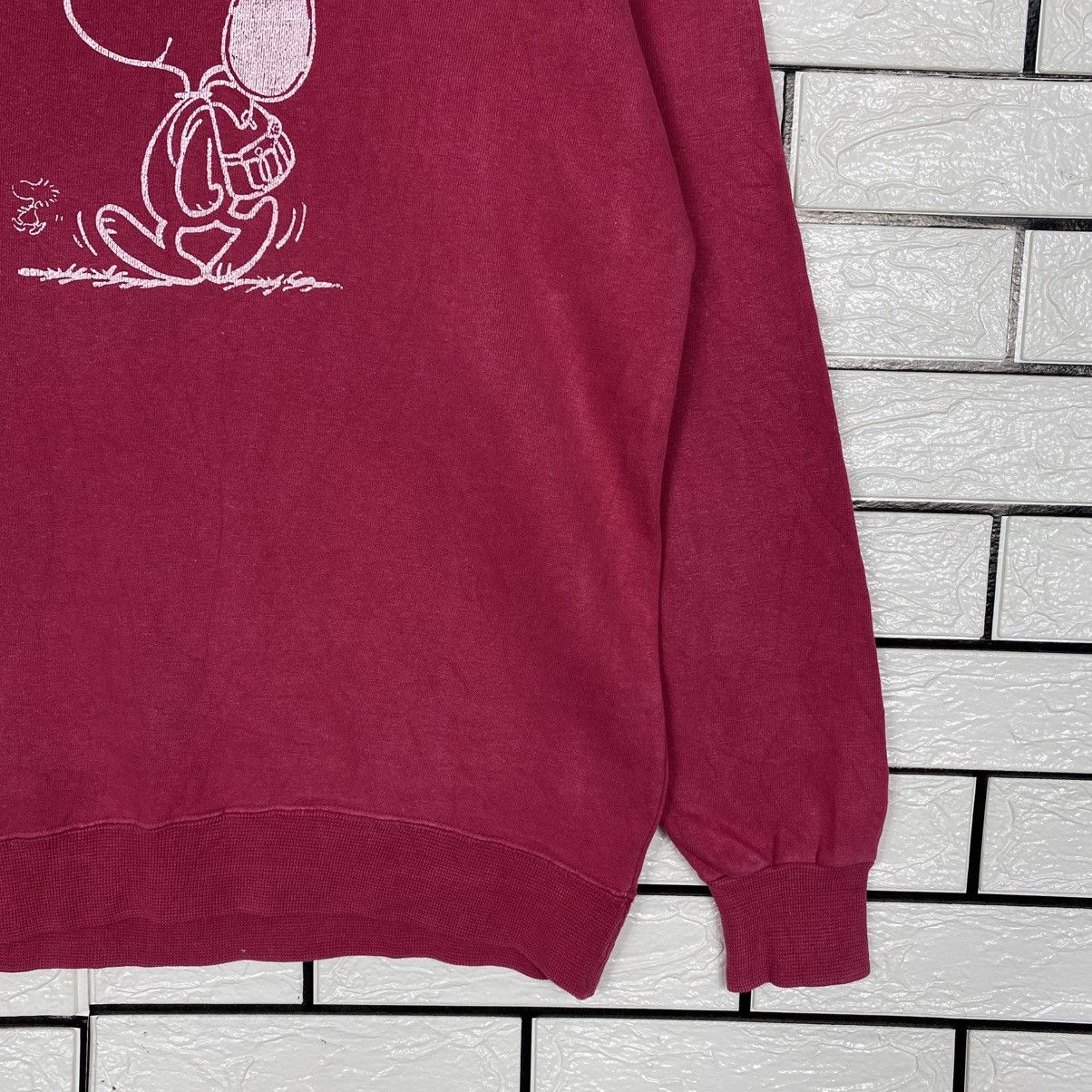 Vintage 📌Vintage Sweatshirt Snoopy USA Big Logo Size US M / EU 48-50 / 2 - 6 Thumbnail