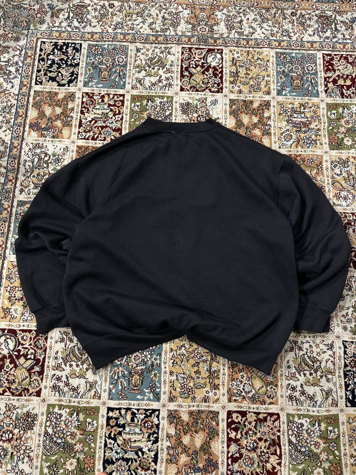 Nike × Stussy Vintage 90s Nike Big Swoosh Retro Sweatshirt L Size US L / EU 52-54 / 3 - 3 Thumbnail