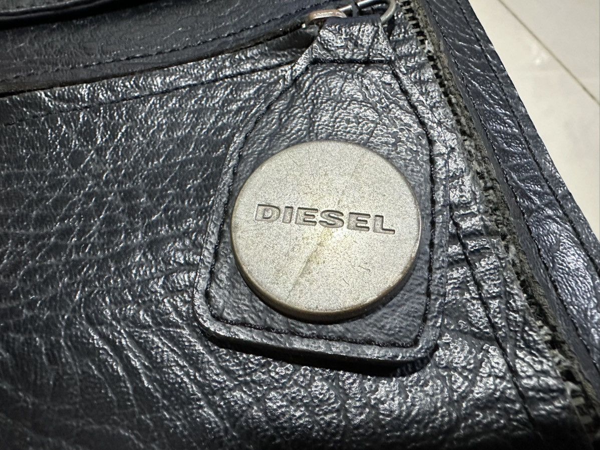 Diesel × Hysteric Glamour × Japanese Brand 🔥Sick Y2K Diesel Leather Neck Pouch Crossbody Bag Punk Size ONE SIZE - 4 Thumbnail