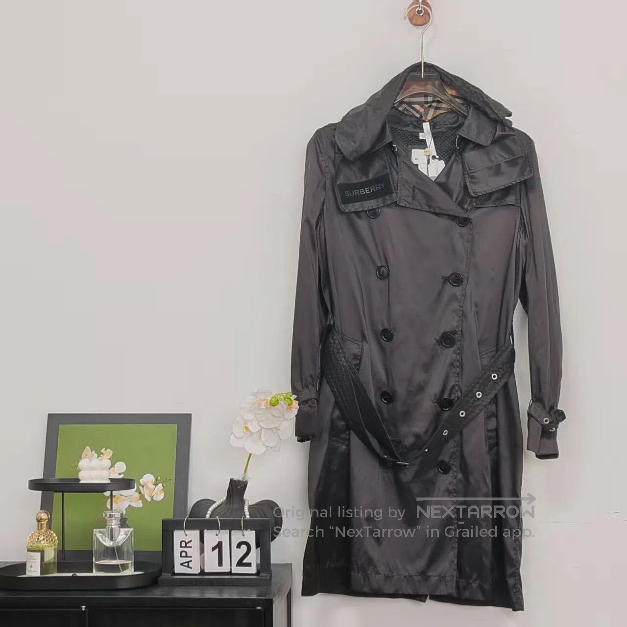 Burberry Burberry Black Kensington Taffeta Windbreaker| Size M / US 6-8 / IT 42-44 - 1 Thumbnail