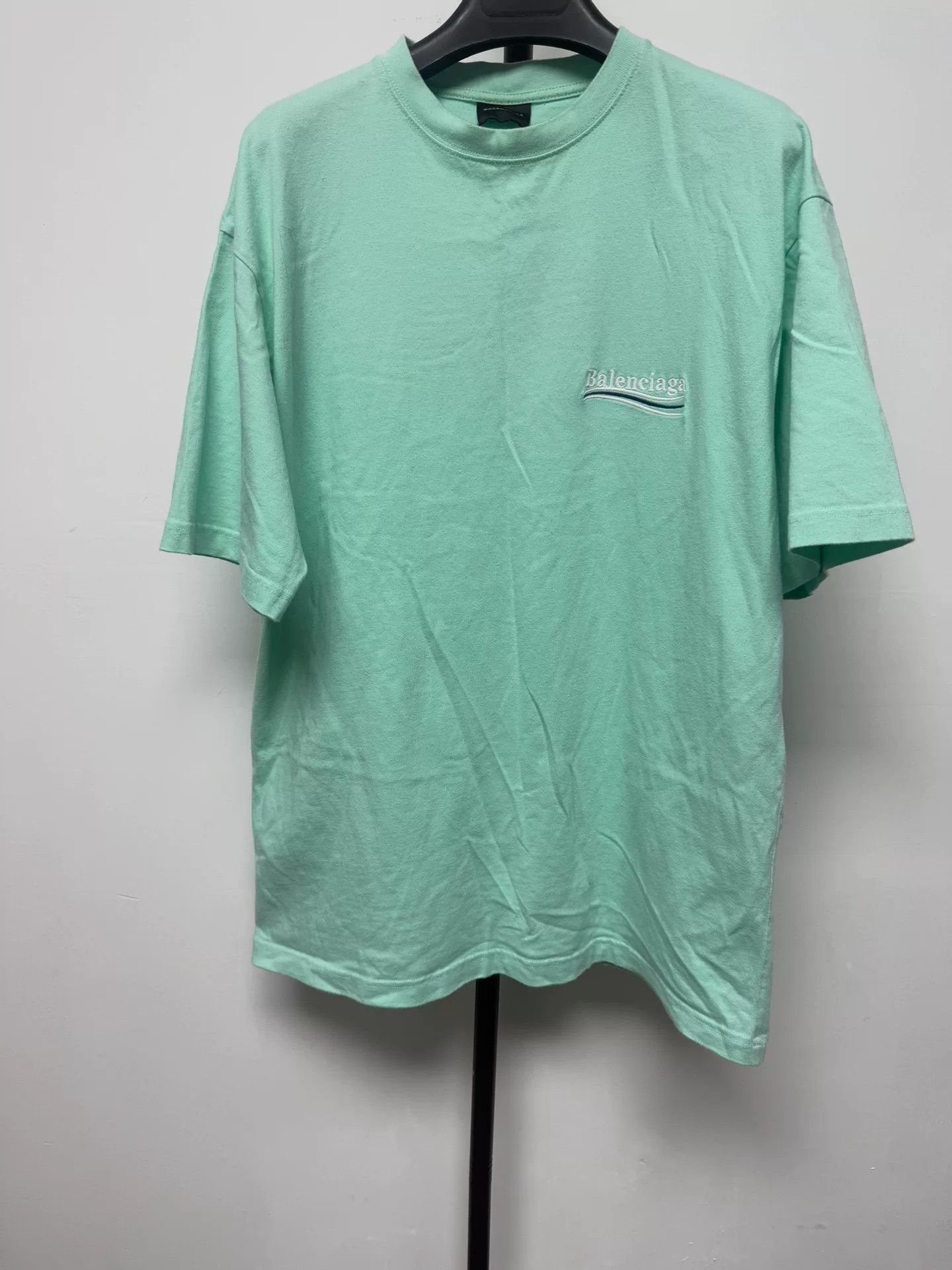 Balenciaga Balenciaga Logo Crewneck Oversized Short-Sleeve T-Shirt Size XS / US 0-2 / IT 36-38 - 1 Thumbnail