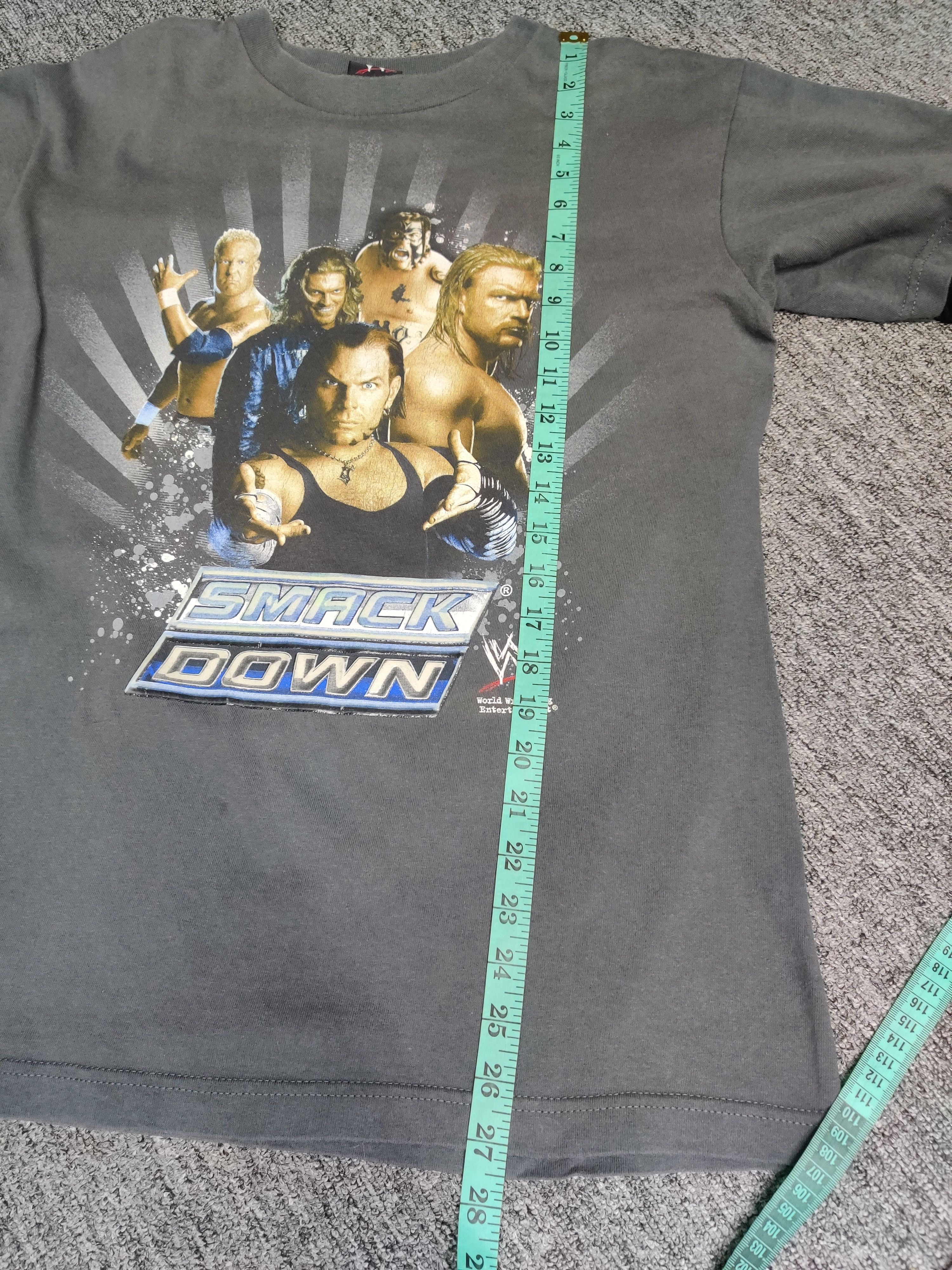 WWE Vintage Wwe Smack Down Long Tee Tshirt Size US XXL / EU 58 / 5 - 11 Thumbnail