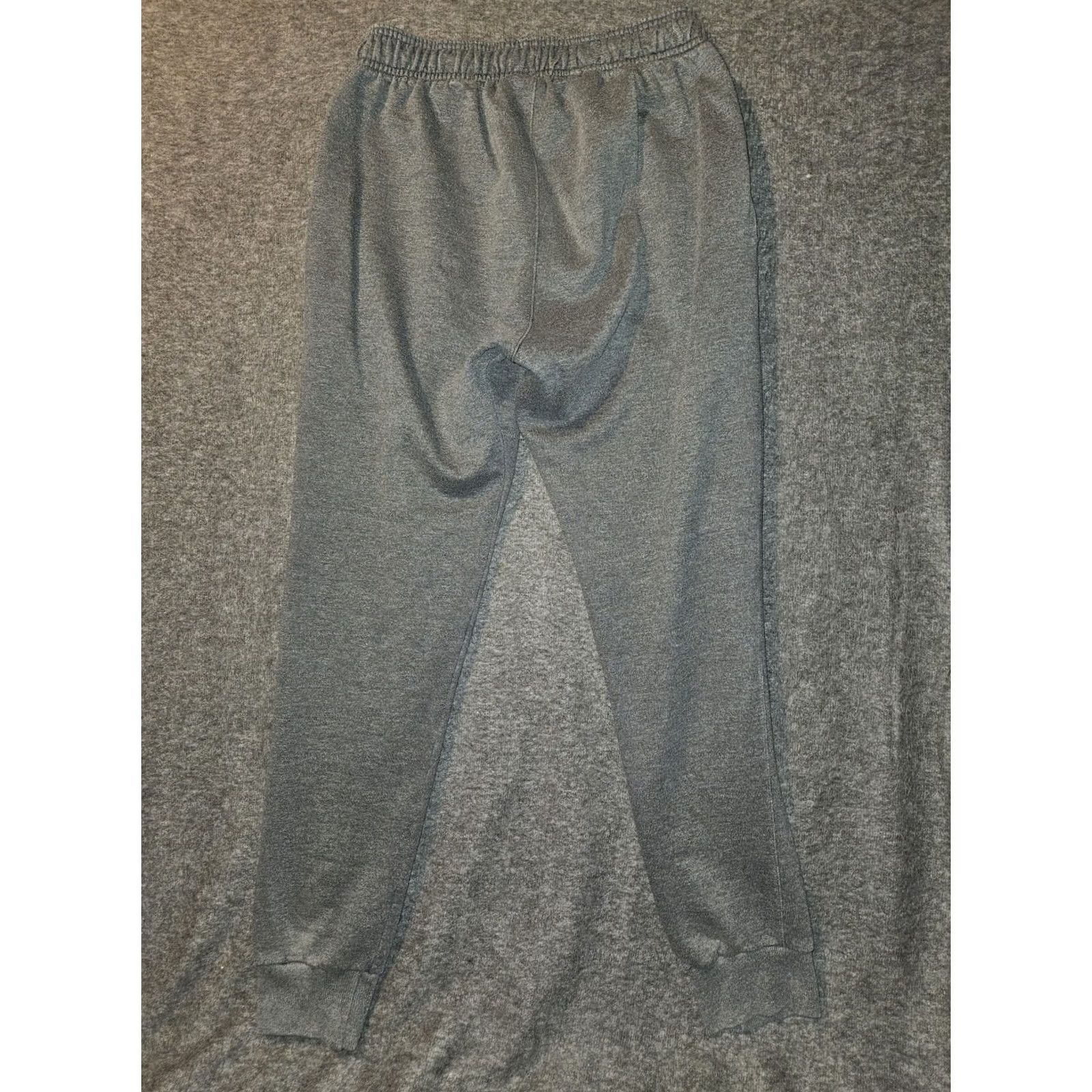 Champion VINTAGE Champion Sweatpants Men's M Gray Elastic Waistband Logo Sports Pants Warm Fleece 30 Inseam Pockets Mens Size US 31 - 7 Thumbnail