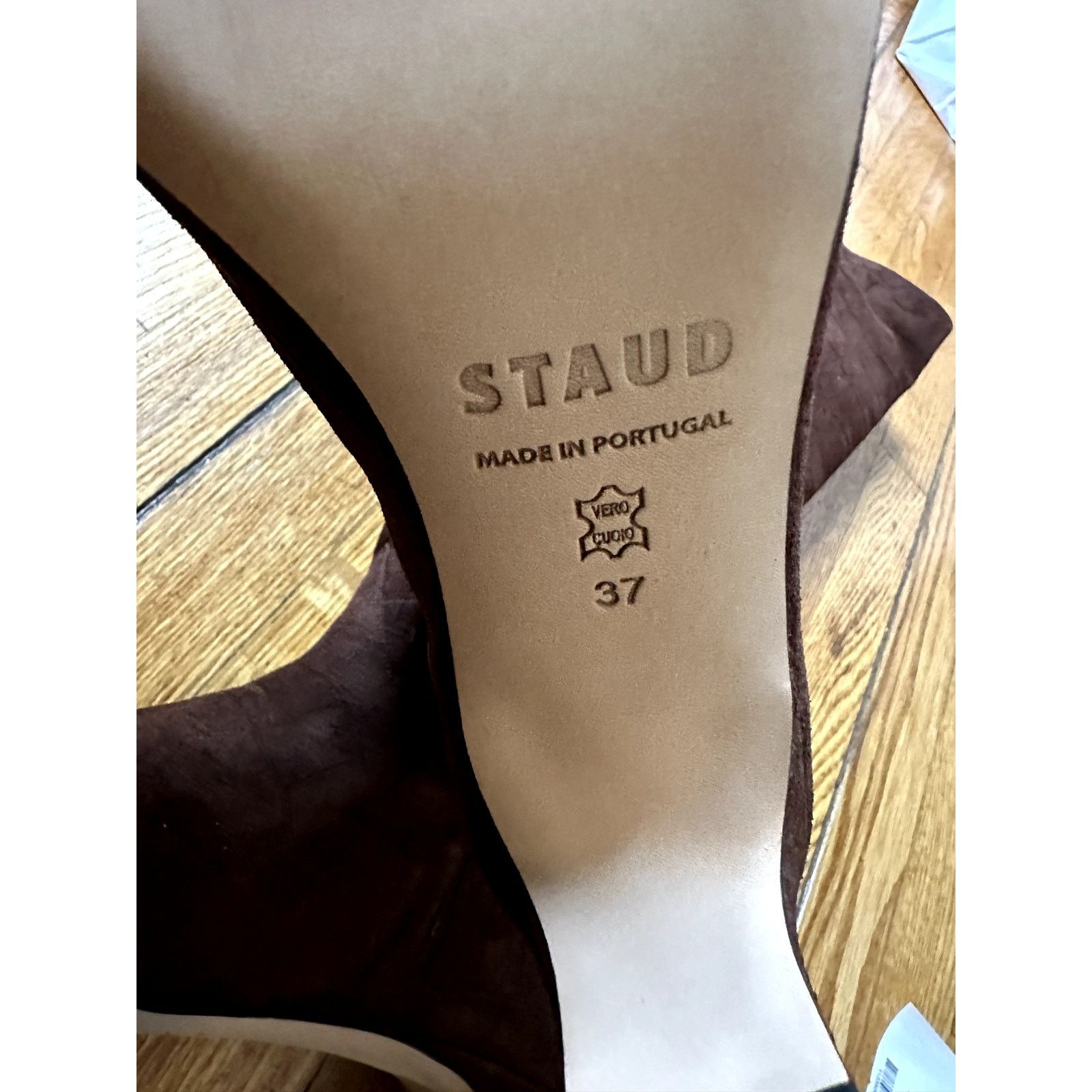 Staud STAUD Knee-high suede boots in Brown 37 Size US 7 / IT 37 - 4 Thumbnail