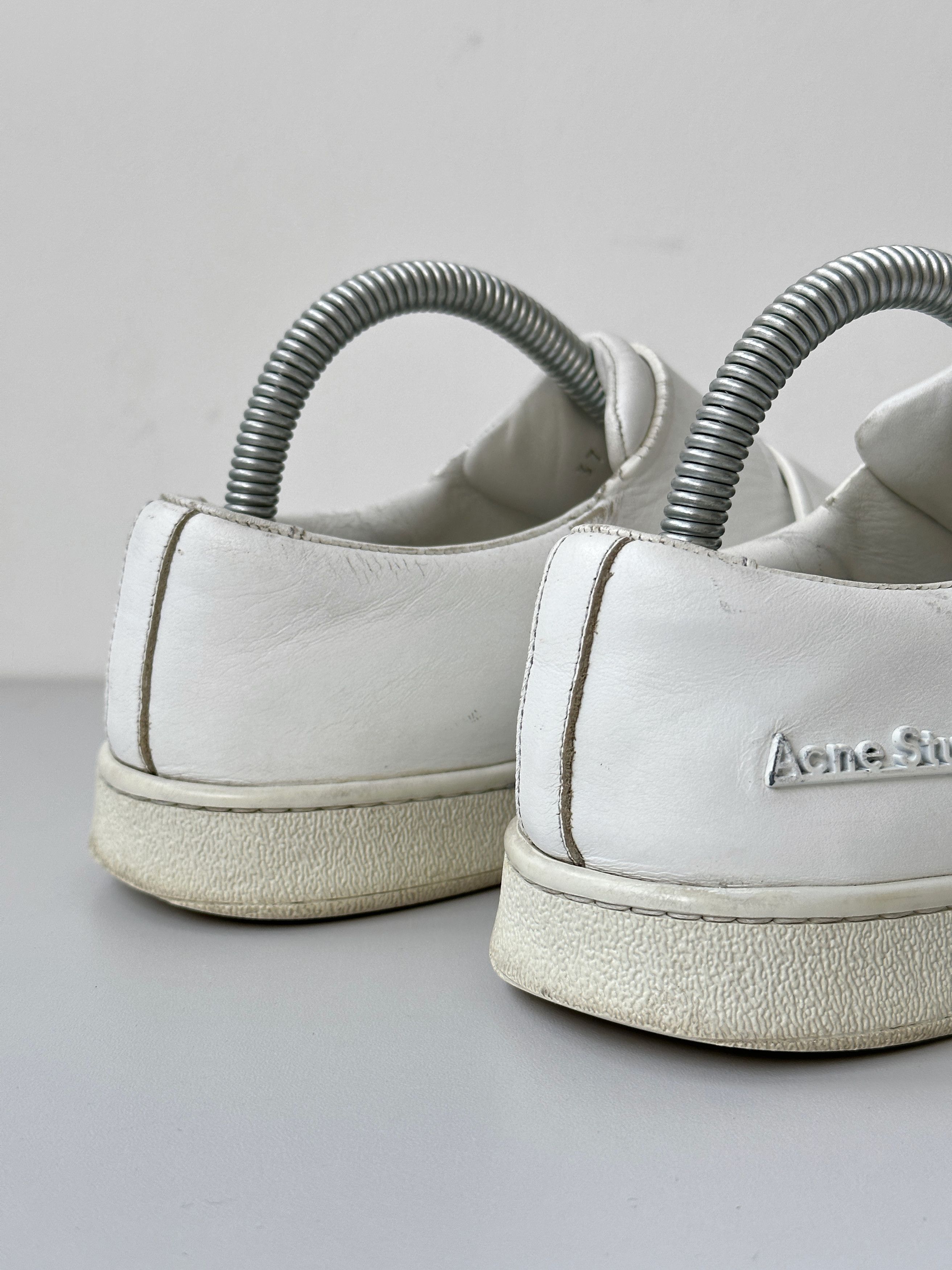 Acne Studios Acne Studios Leather Trainers Low Top Sneakers Size US 7 / IT 37 - 6 Thumbnail