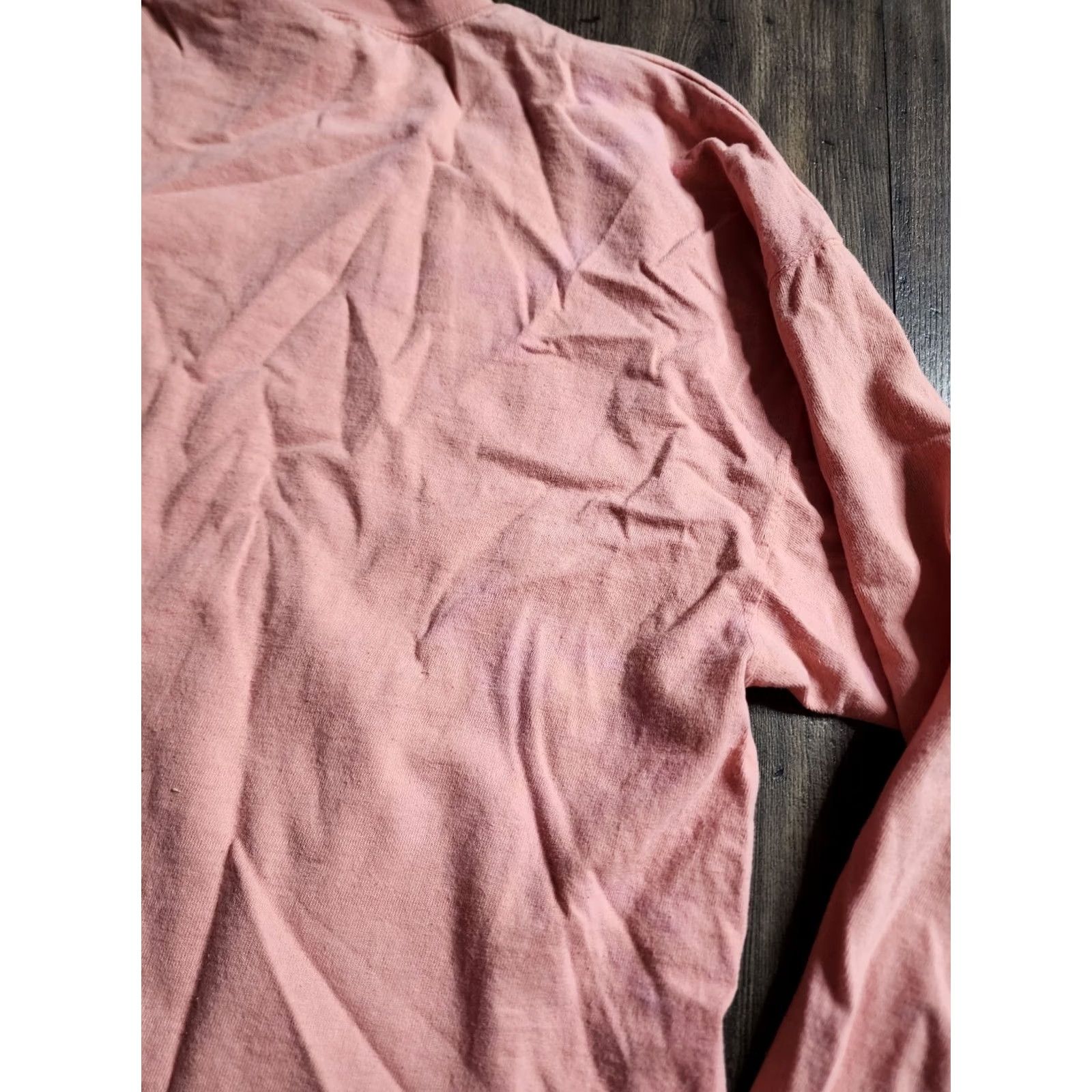 Vintage VINTAGE Pluma Shirt Mens L Heavyweight Long Sleeve Mockneck 90s T Shirt Distressed Cotton Orange, Preshrunk, Regular Fit, United States Men Size US L / EU 52-54 / 3 - 4 Thumbnail