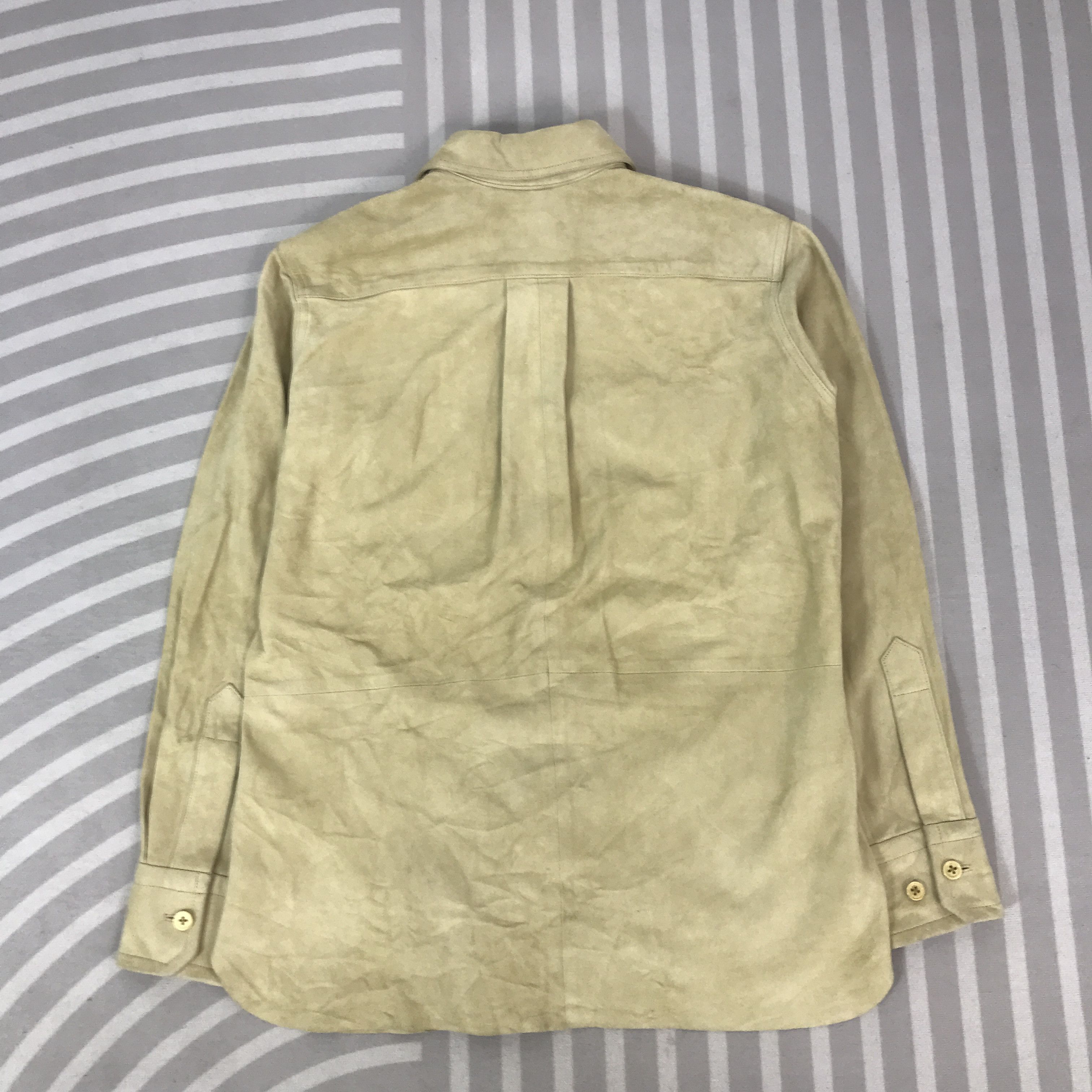 Ralph Lauren Vintage Ralph Lauren Leather polo shirt Size S / US 4 / IT 40 - 3 Thumbnail
