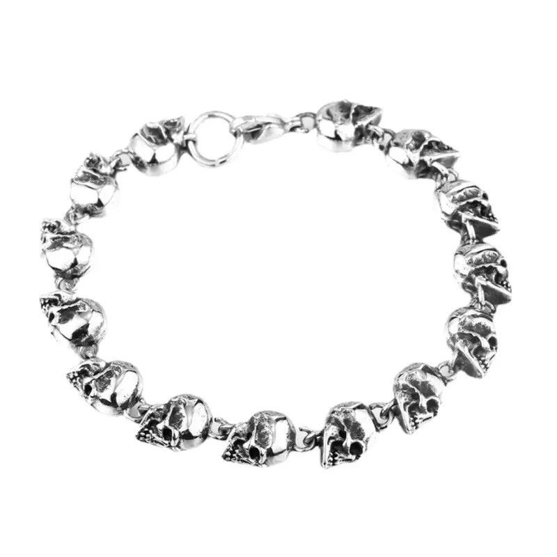 Other Punk Skull Skeleton Bracelet Size ONE SIZE - 4 Thumbnail