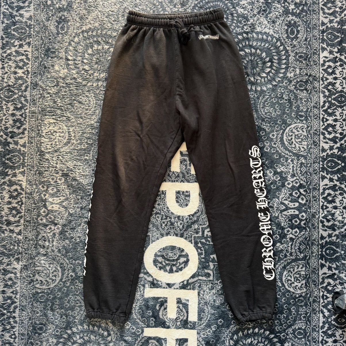 Chrome Hearts Chrome Hearts Scroll Logo Lightweight Sweatpants Sz Medium Size US 30 / EU 46 - 2 Thumbnail