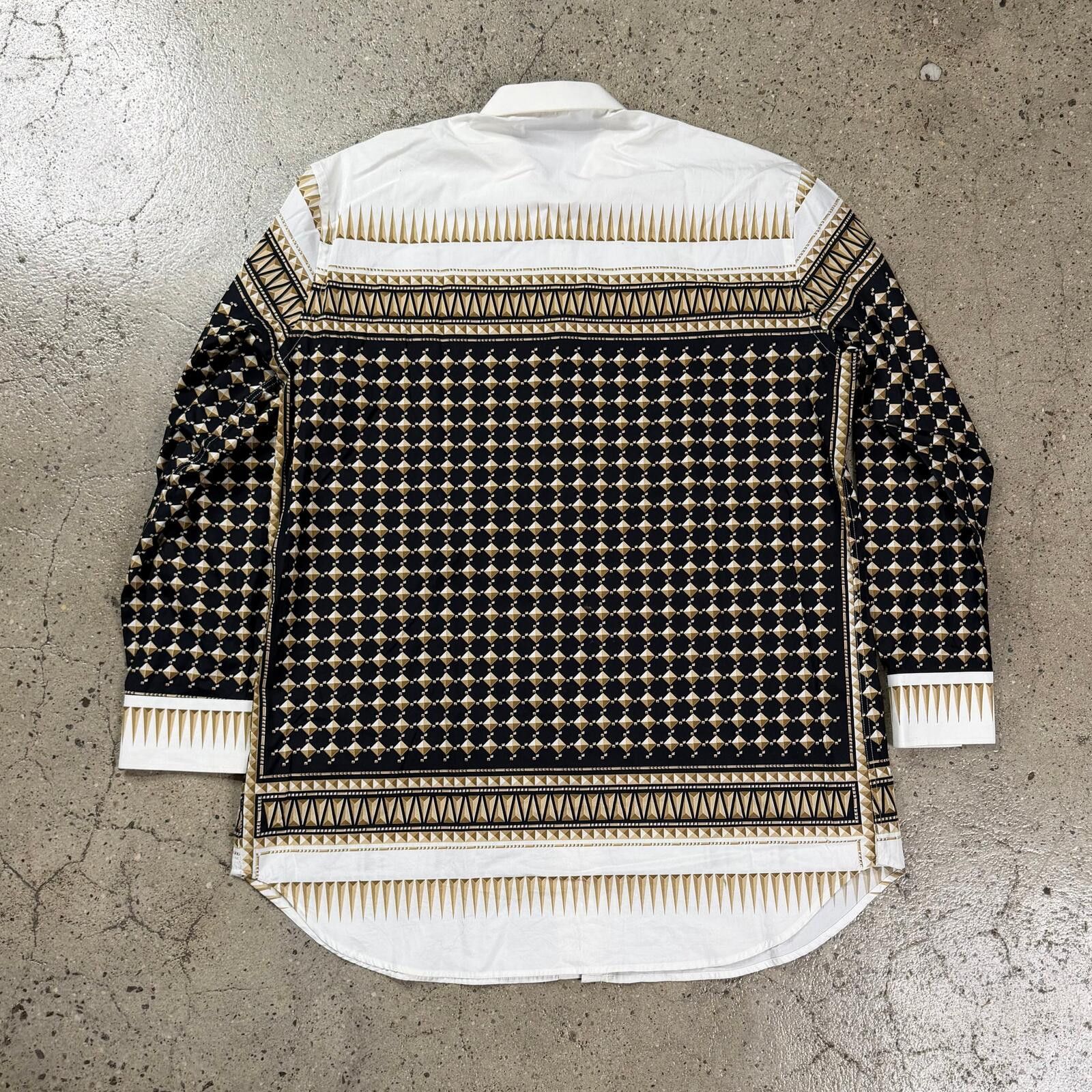 Givenchy Givenchy SS10 Look 16 Studded Print Shirt Size US L / EU 52-54 / 3 - 4 Thumbnail