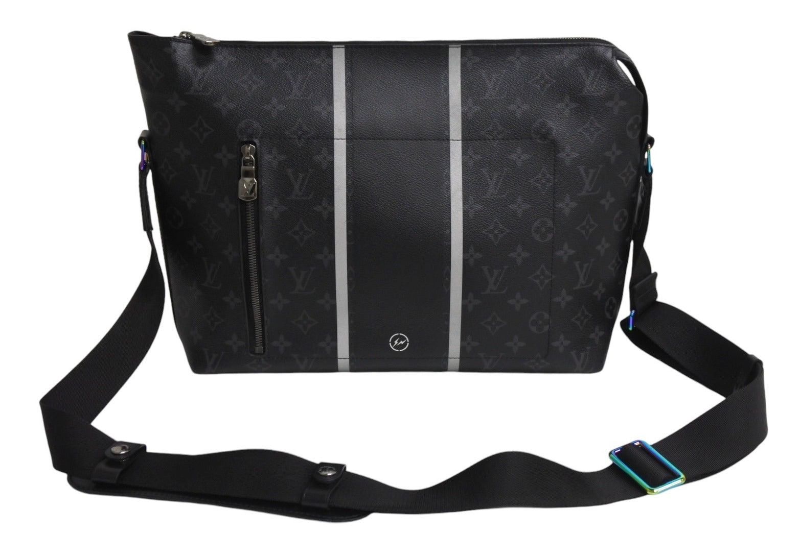 Louis Vuitton Apollo Messenger Mm Shoulder Bag in Black, Men's
