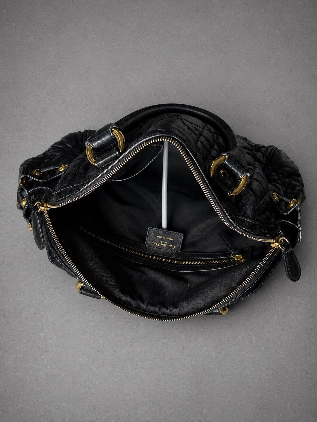 Christian Dior Monsieur DIOR QUILTED LEATHER BAG Size ONE SIZE - 4 Thumbnail