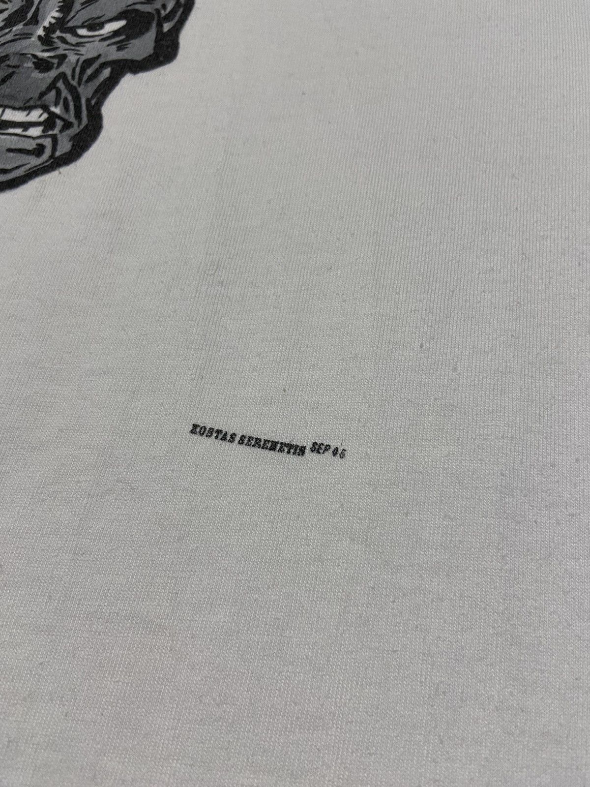 Neighborhood Neighbourhood x Kostas sepemetis white print t shirt Size US M / EU 48-50 / 2 - 4 Thumbnail