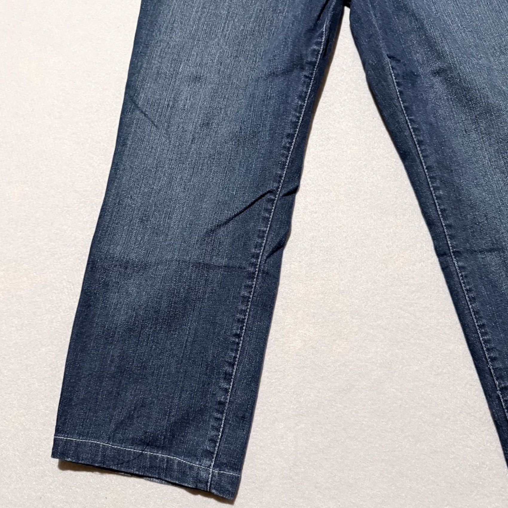 Gloria Vanderbilt Gloria Vanderbilt Amanda Jeans Womens Blue Beaded Pocket High Rise Straight 18 Size 40" / US 18 - 5 Thumbnail