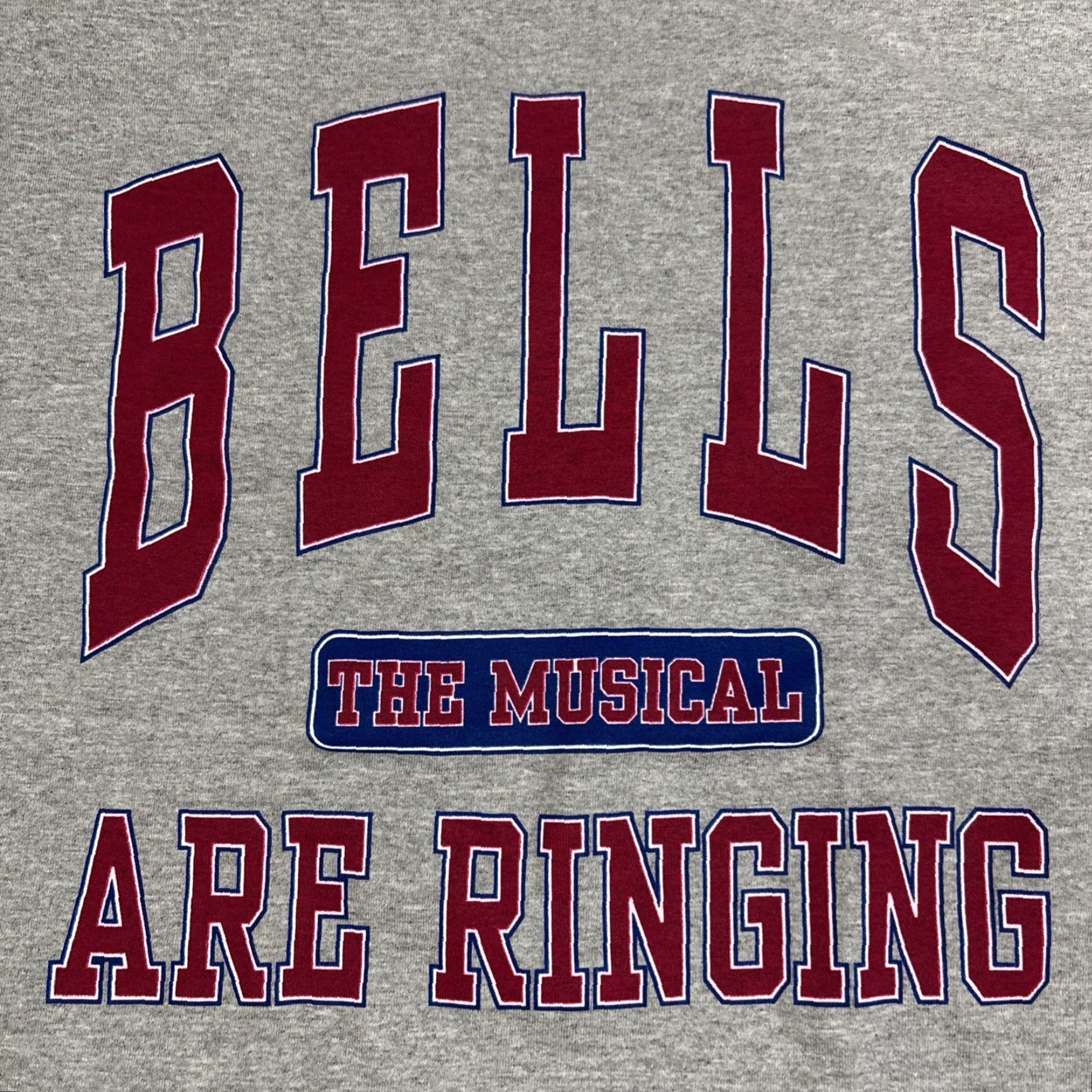 Gildan Gildan T Shirt Men’s Large Gray Bells Are Ringing The Musical Promotional Mens L Gray Music Broadway Patterned Short Sleeve Size US L / EU 52-54 / 3 - 2 Thumbnail