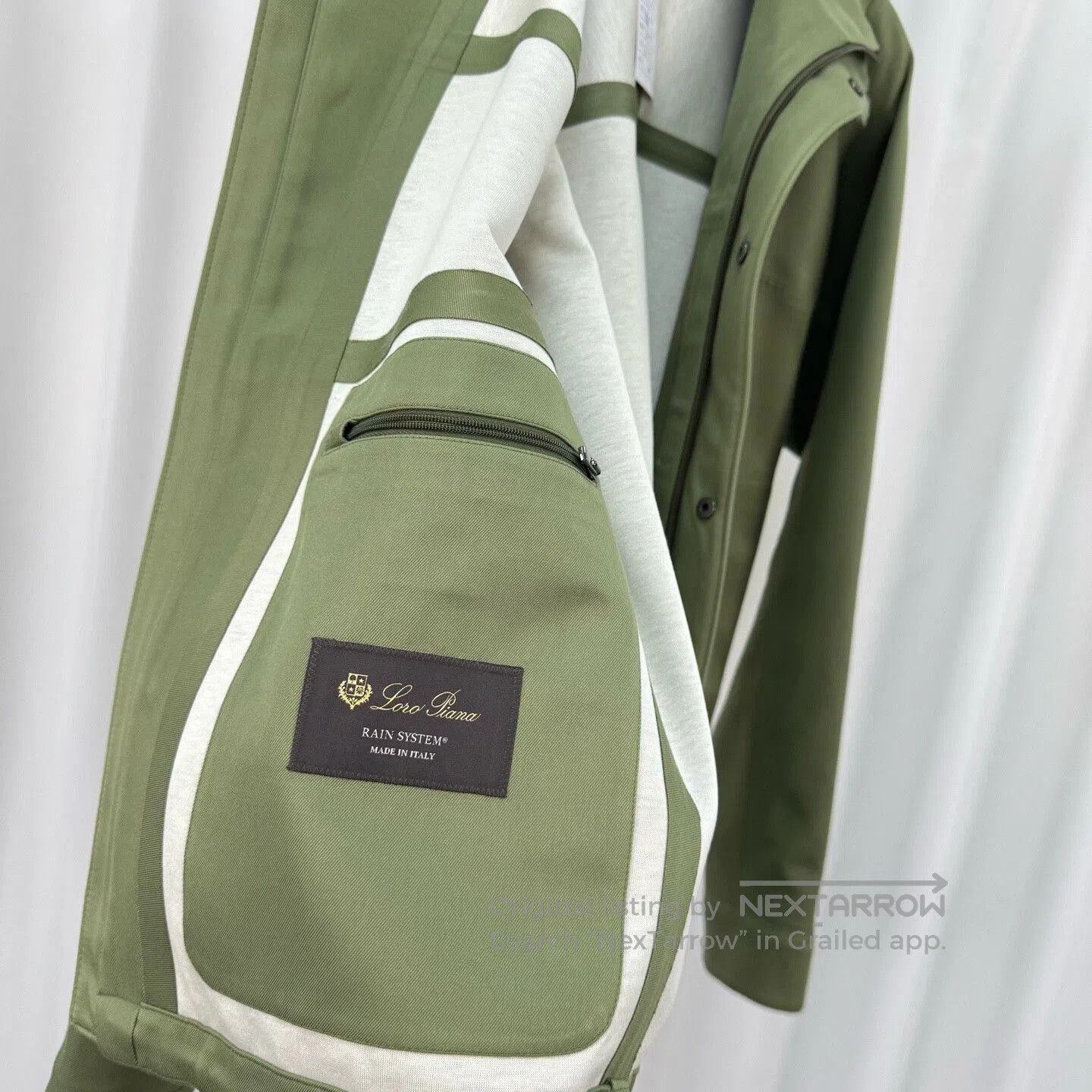 Loro Piana new thick silk hooded jacket. Size XS / US 0-2 / IT 36-38 - 6 Thumbnail