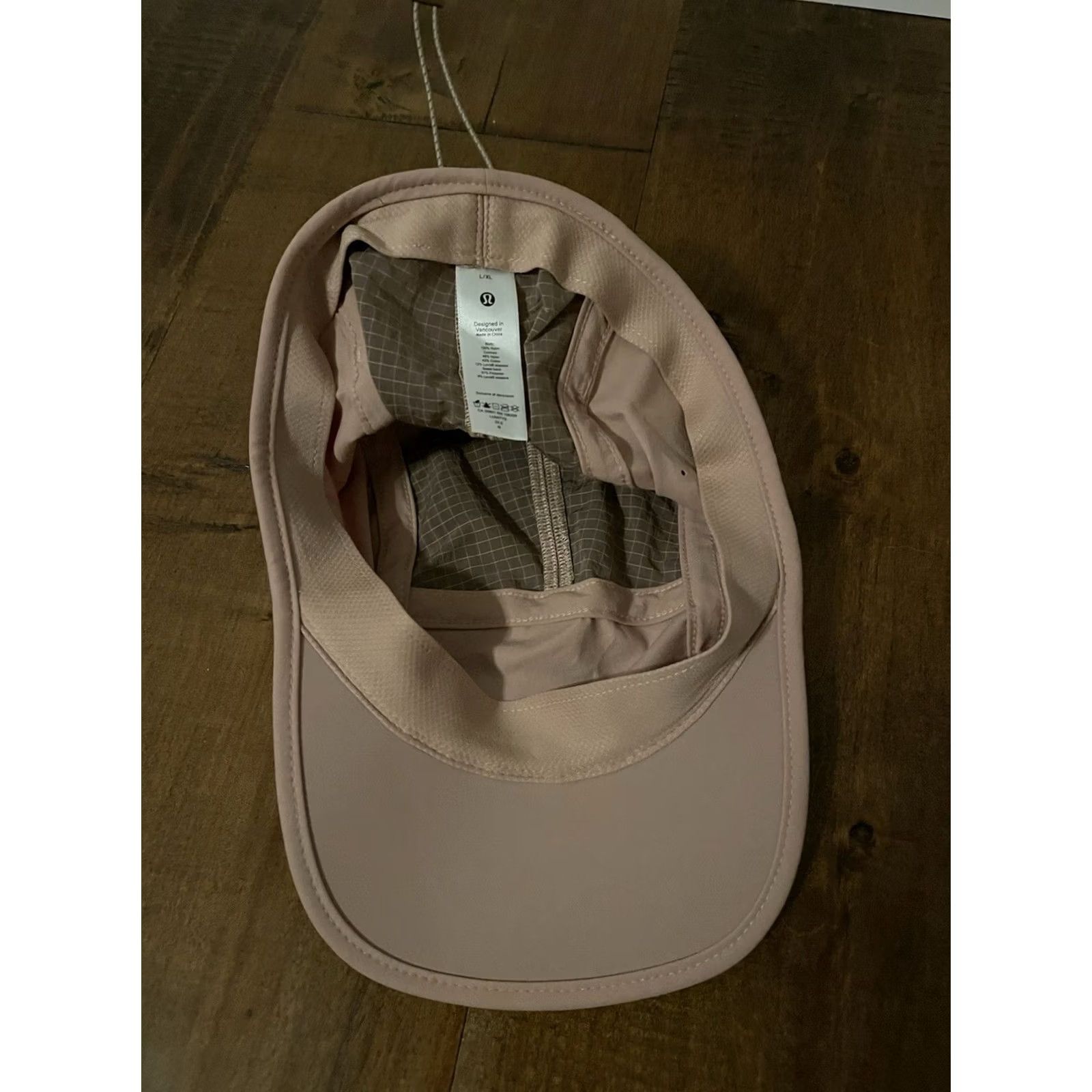 Lululemon Lululemon Hat Hiking Lightweight Drawcord Pink Clay LU9ATYS L/XL Womens Size ONE SIZE - 4 Thumbnail
