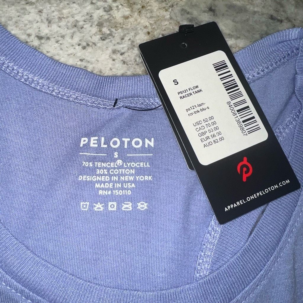 Other Peloton PS121 Flow Racerback Tank in Cornflower Blue Front Logo Women’s Small Size S / US 4 / IT 40 - 7 Thumbnail