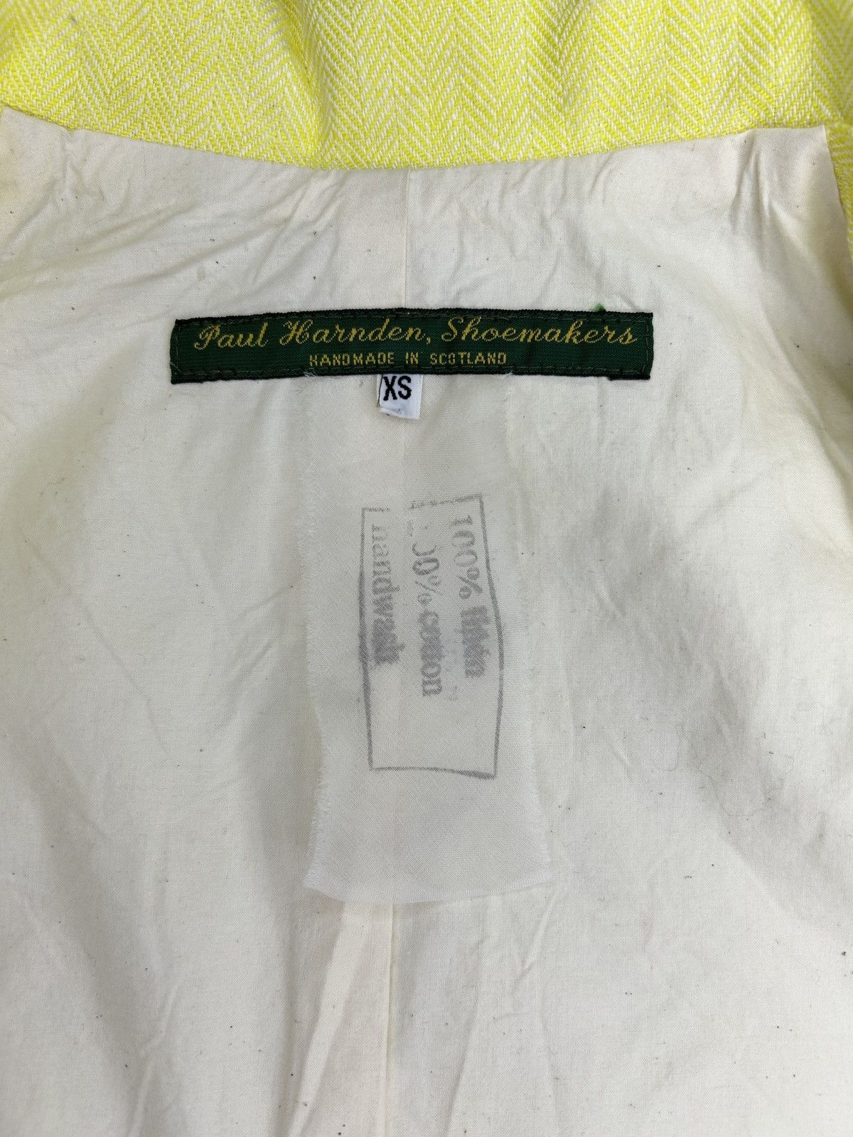 Paul Harnden Shoemakers Extended Pocket Linen Blazer Size XS / US 0-2 / IT 36-38 - 9 Thumbnail