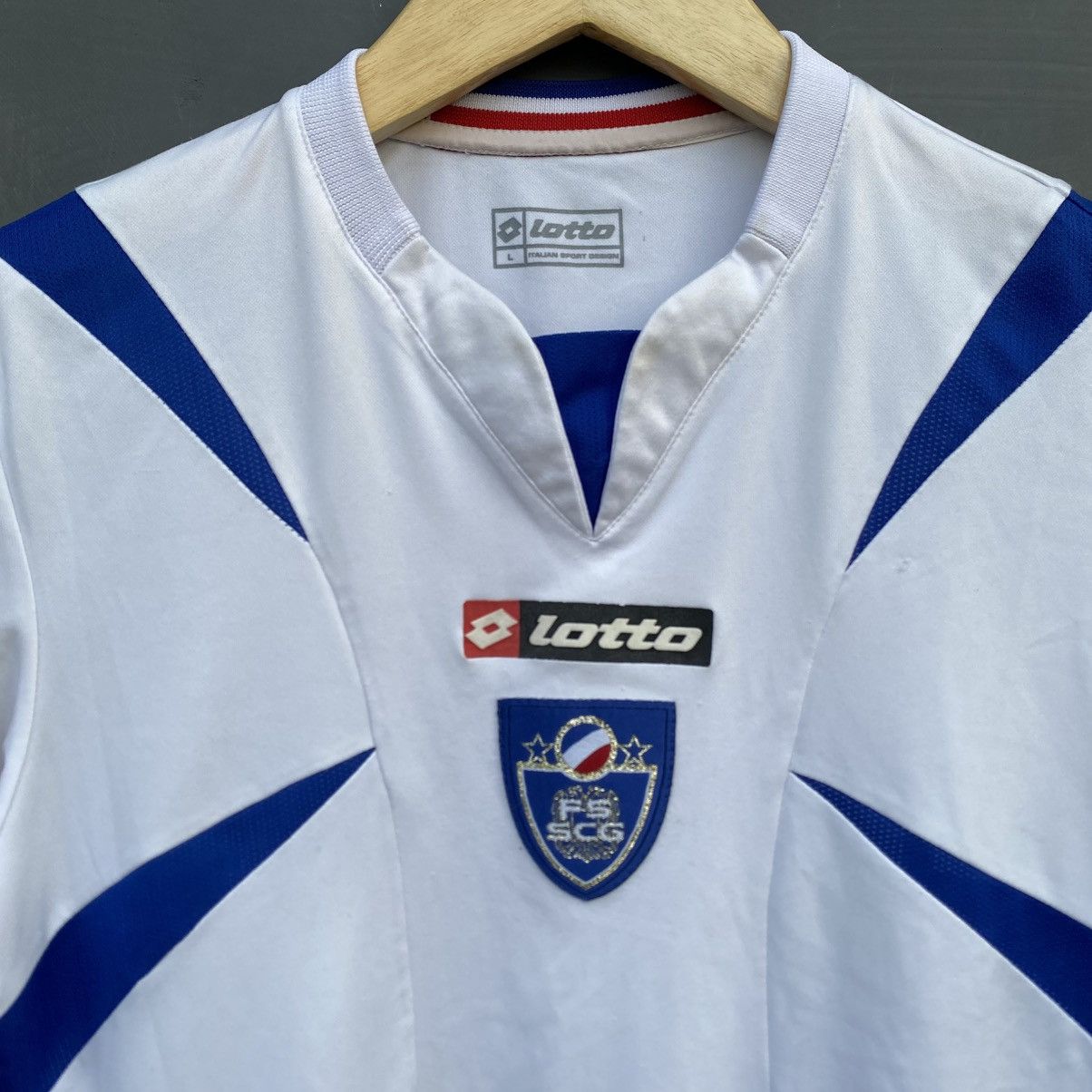 Lotto Sport × Vintage Jersey Serbia & Montenegro Yugoslavia Size US L / EU 52-54 / 3 - 2 Thumbnail