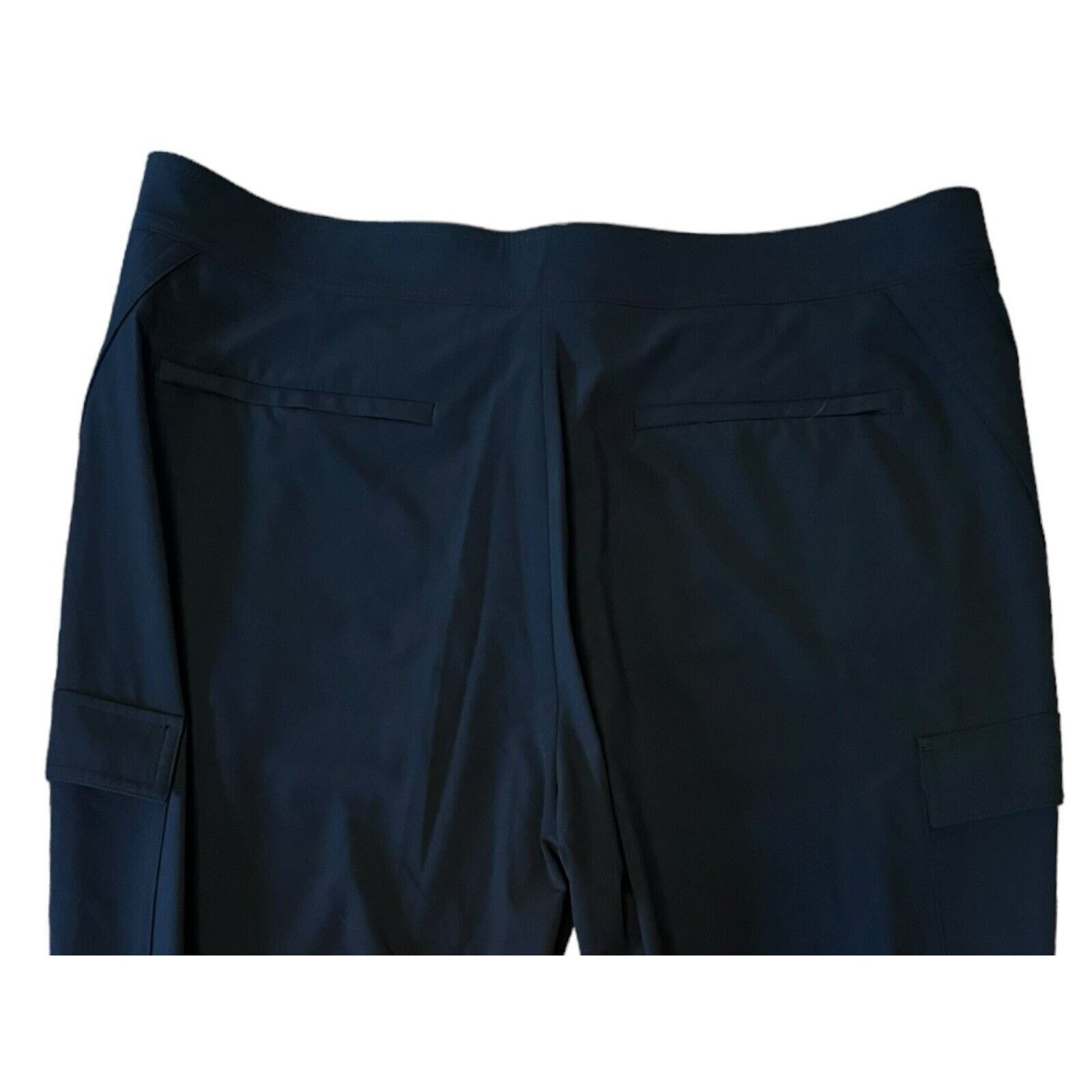 Athleta Athleta Uptown Ankle Pants Black Cargo Stretch Size 38" / US 16 / IT 52 - 5 Thumbnail