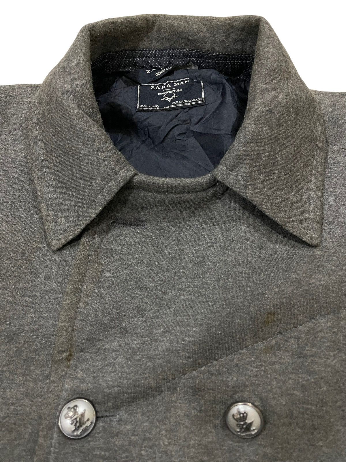 Zara Zara Man Denim Couture Sherpa Coat Jacket Size US M / EU 48-50 / 2 - 11 Thumbnail