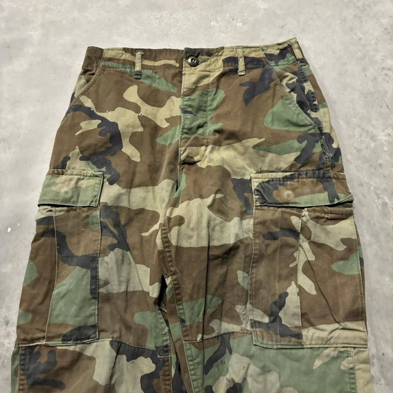 Japanese Brand × Vintage Crazy Vintage Y2K/2000s Military Camo Skater Cargo Pants! Size US 28 / EU 44 - 5 Thumbnail