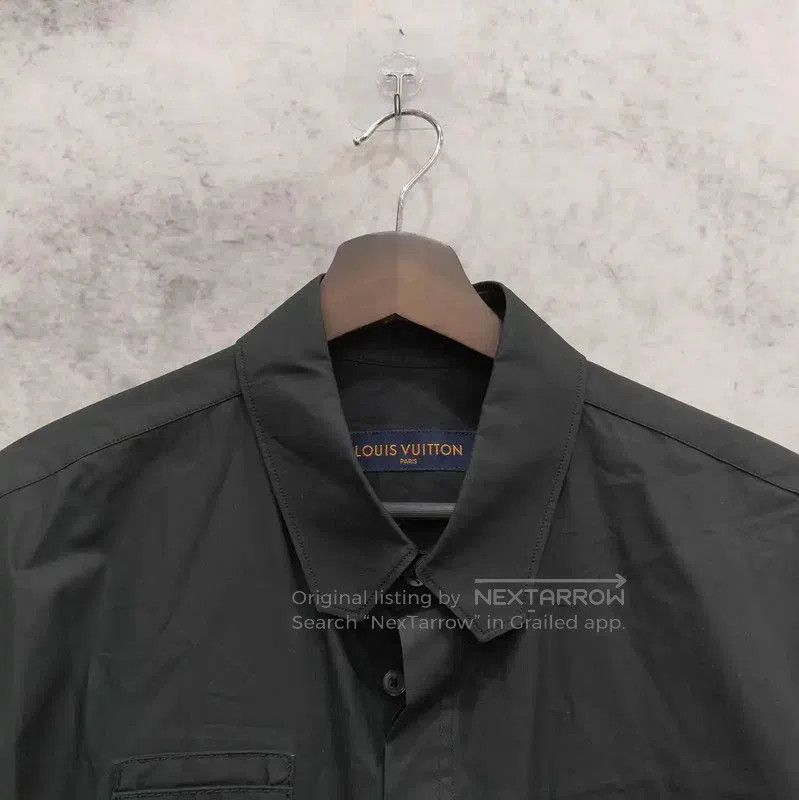 Louis Vuitton Louis Vuitton Black Long Sleeve Men's Shirt . Size US S / EU 44-46 / 1 - 6 Thumbnail