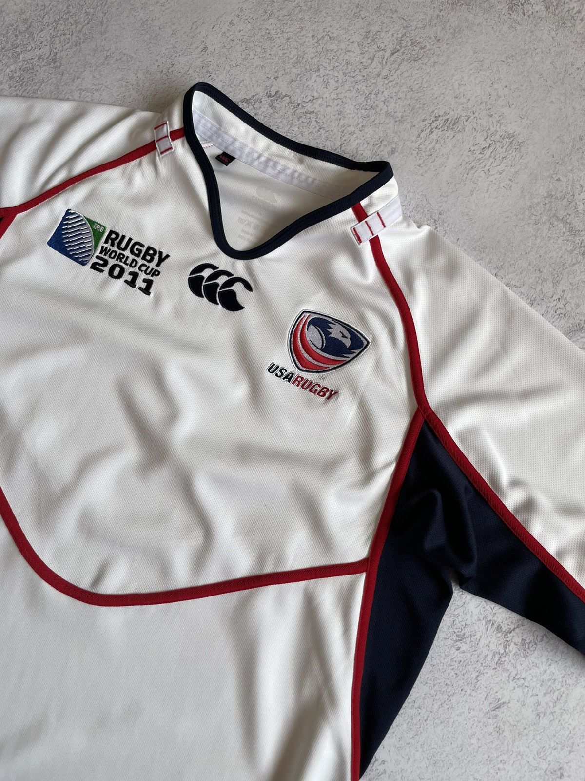 Nike Canterbury World Cup 2011 USA Rugby Jersey L Size US L / EU 52-54 / 3 - 2 Thumbnail