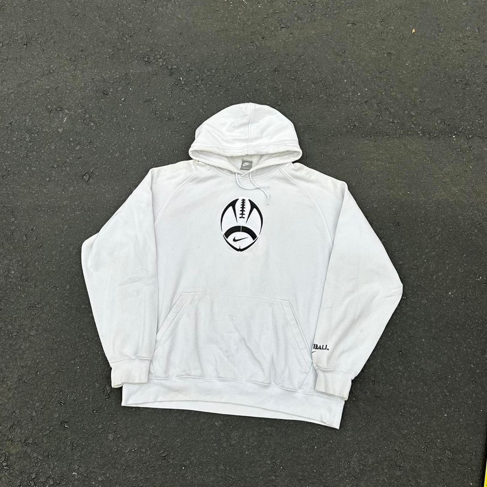 Nike × Vintage Vintage Nike Football Hoodie Size US XL / EU 56 / 4 - 1 Thumbnail